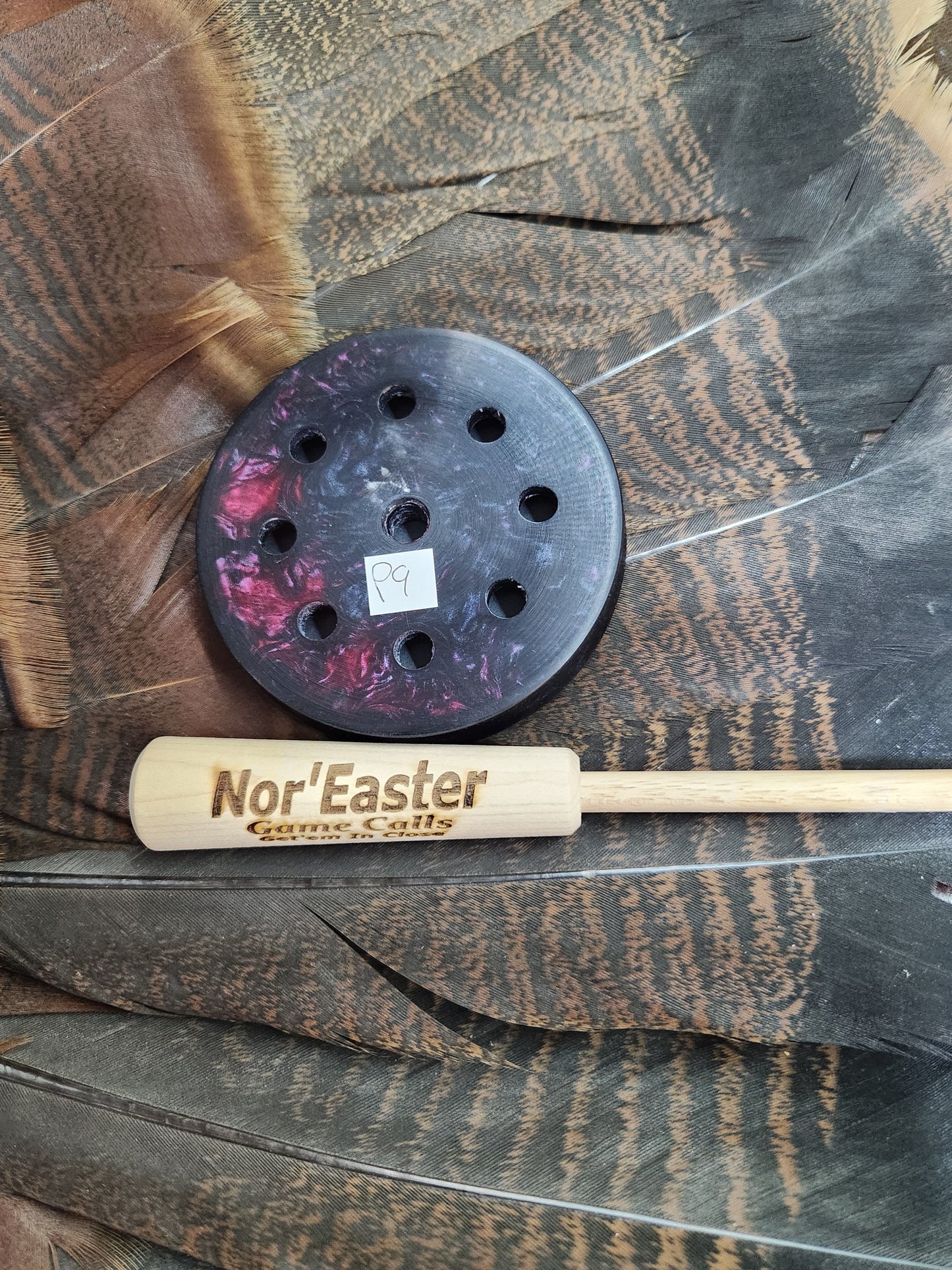 Thin series slate top turkey pot call (p9)