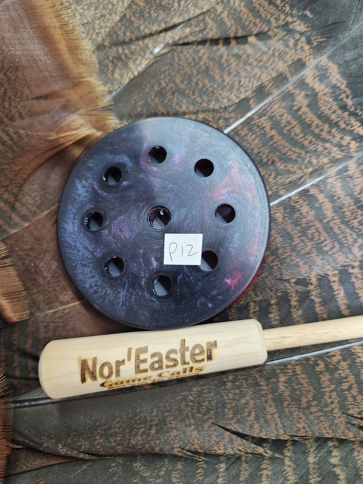 Thin series slate top turkey pot call (p12)