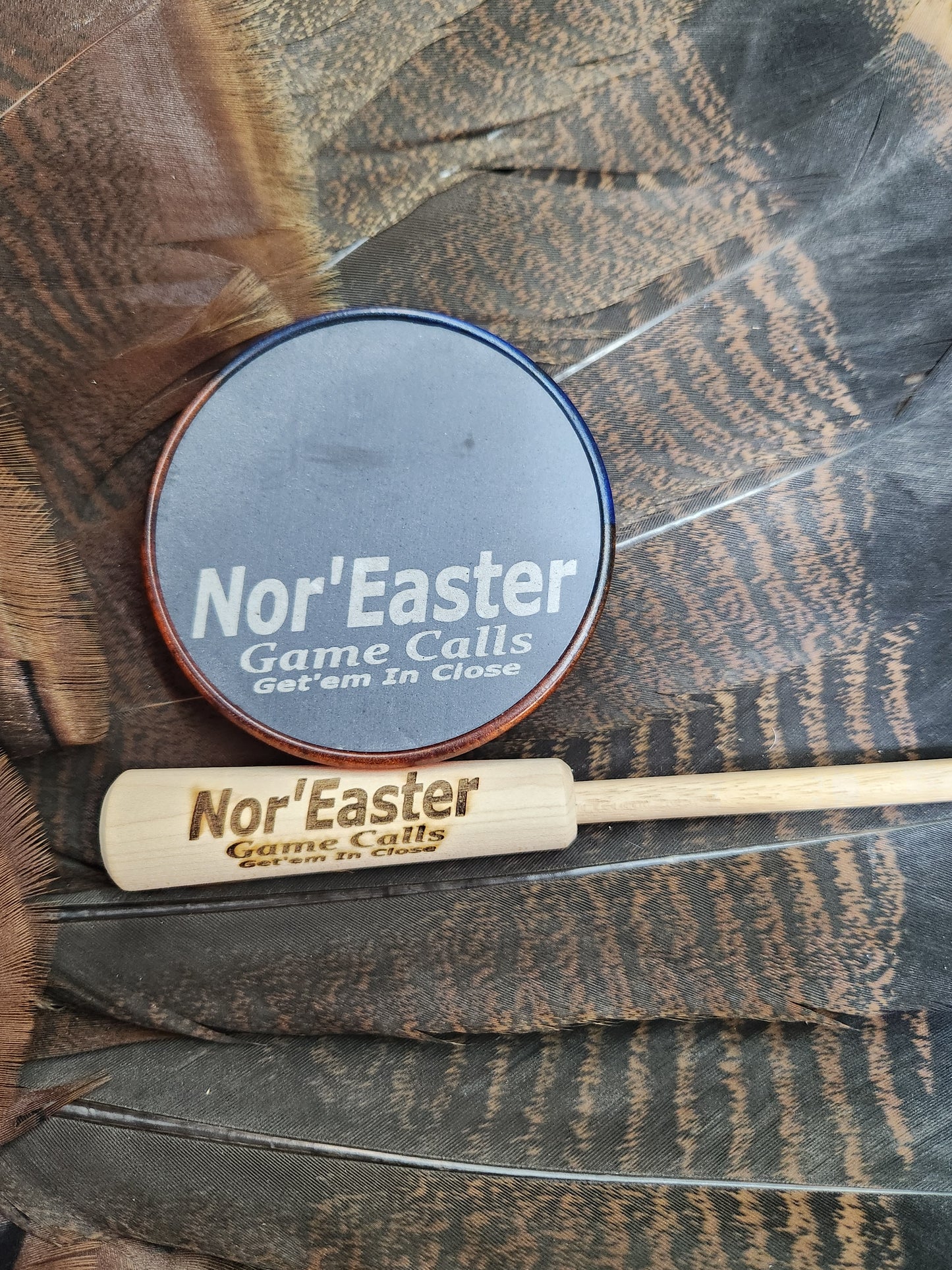 Thin series slate top turkey pot call (p16)