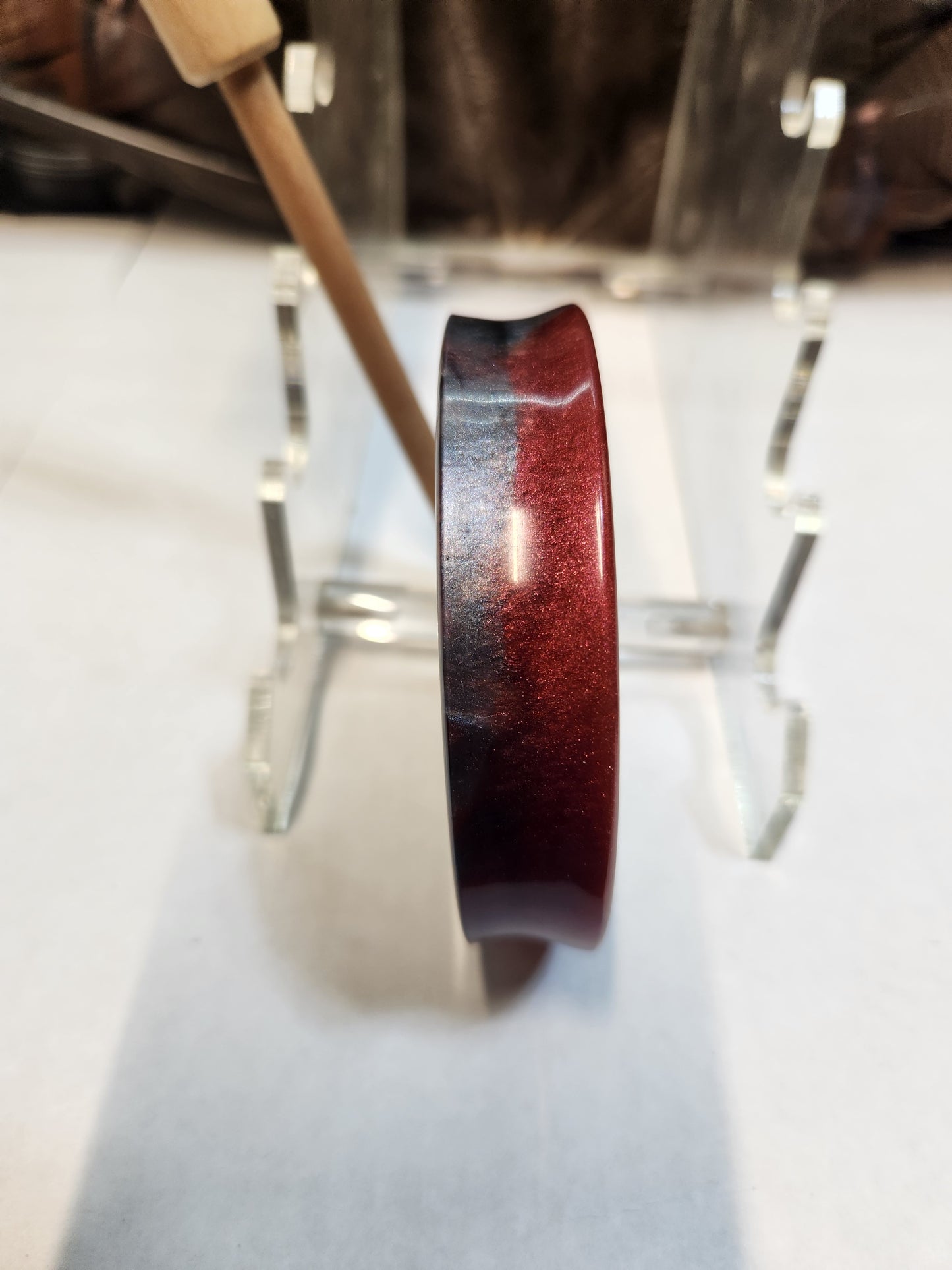 Windbreaker series half blasted glass surface turkey pot call R10