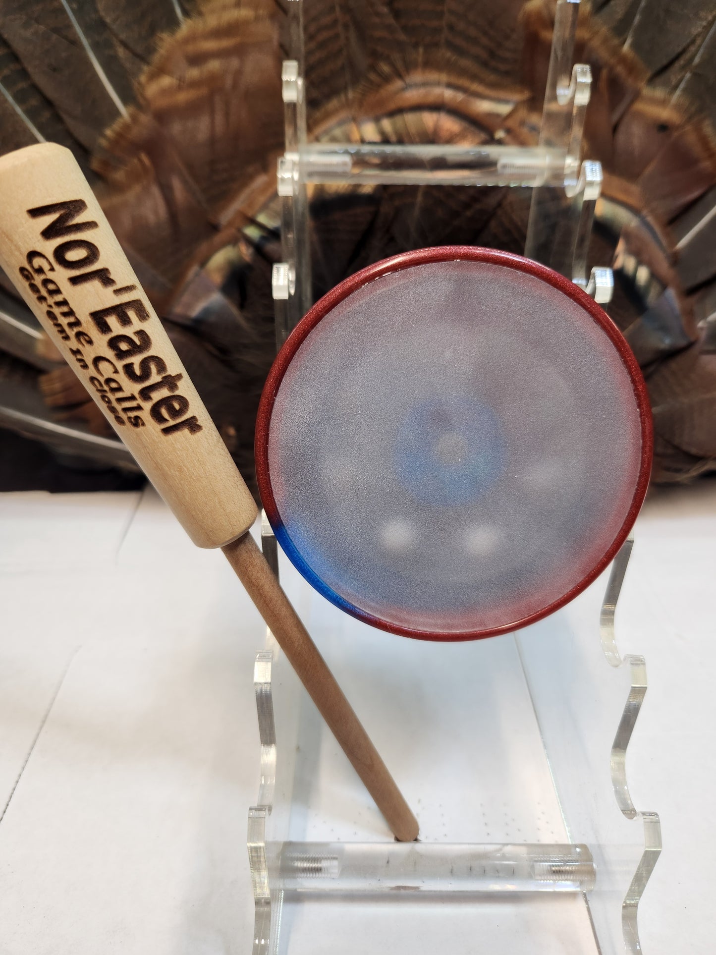 Windbreaker series blasted glass turkey pot call R12