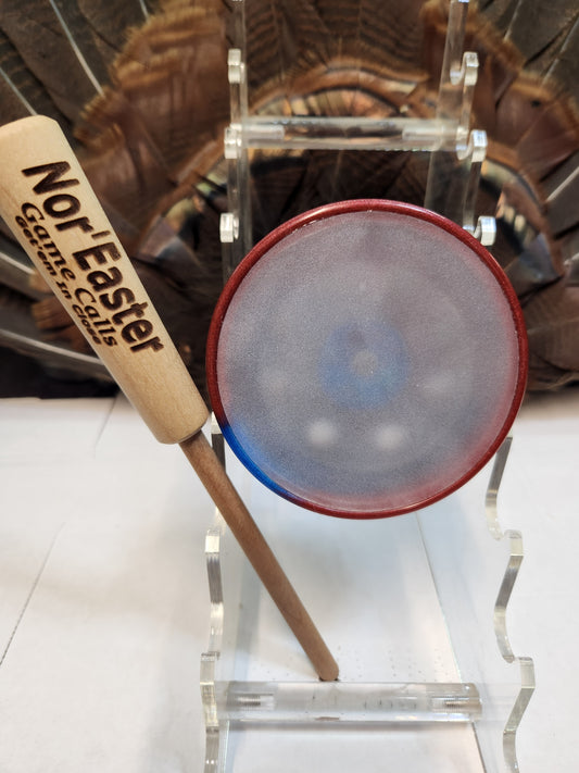 Windbreaker series blasted glass turkey pot call R12