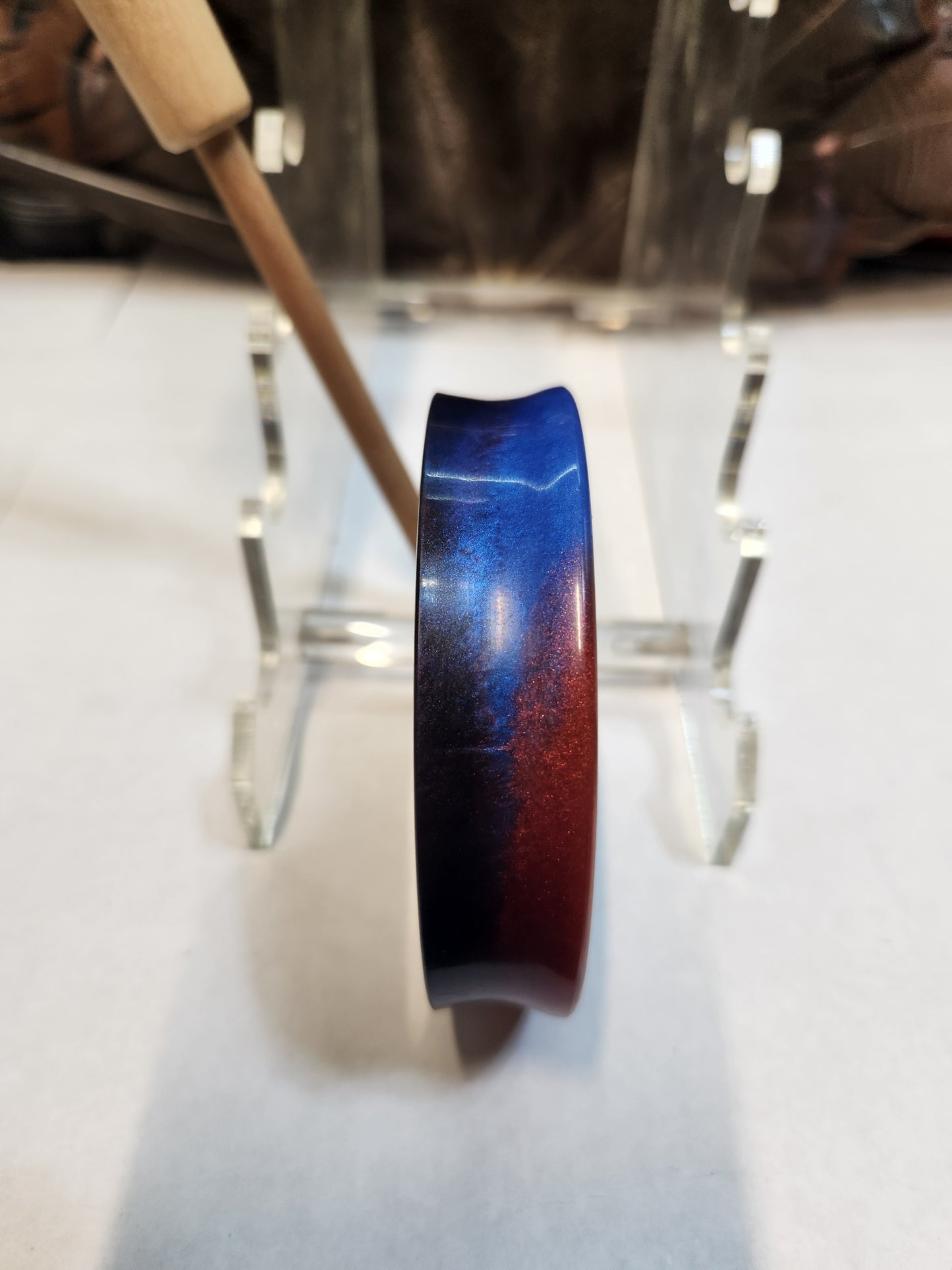Windbreaker series blasted glass turkey pot call R13