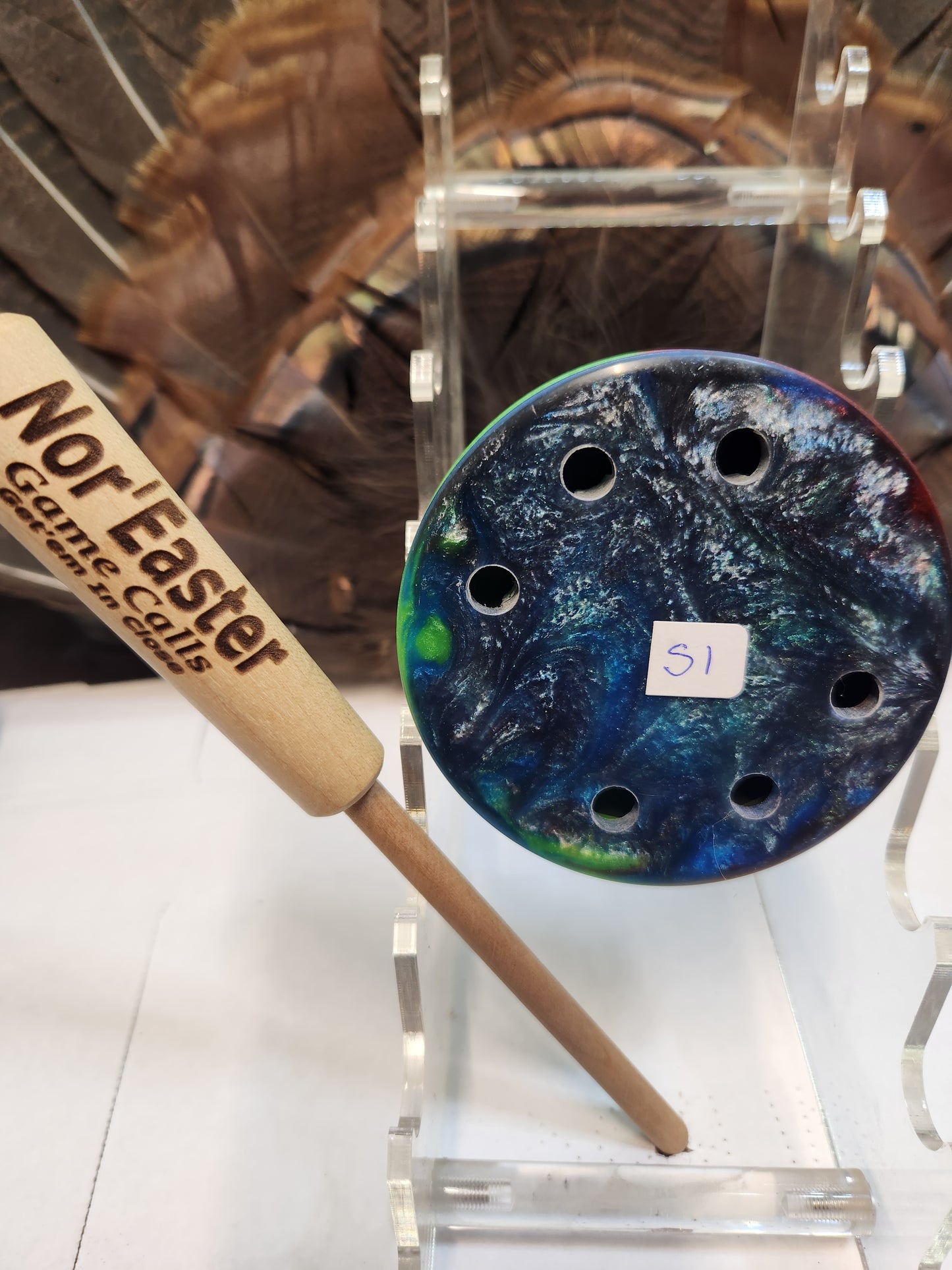 Screamer series slate top turkey pot call S1