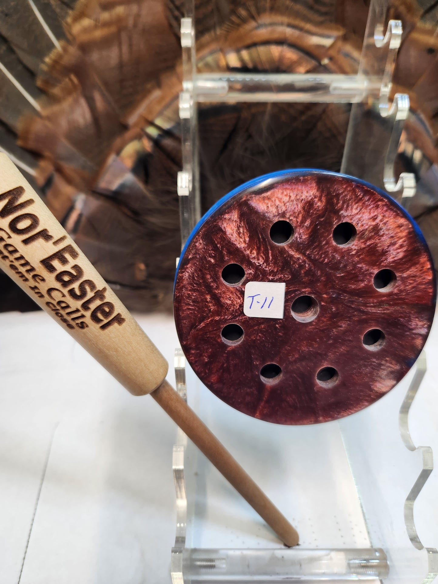 Thin series windbreaker slate top turkey pot call T11