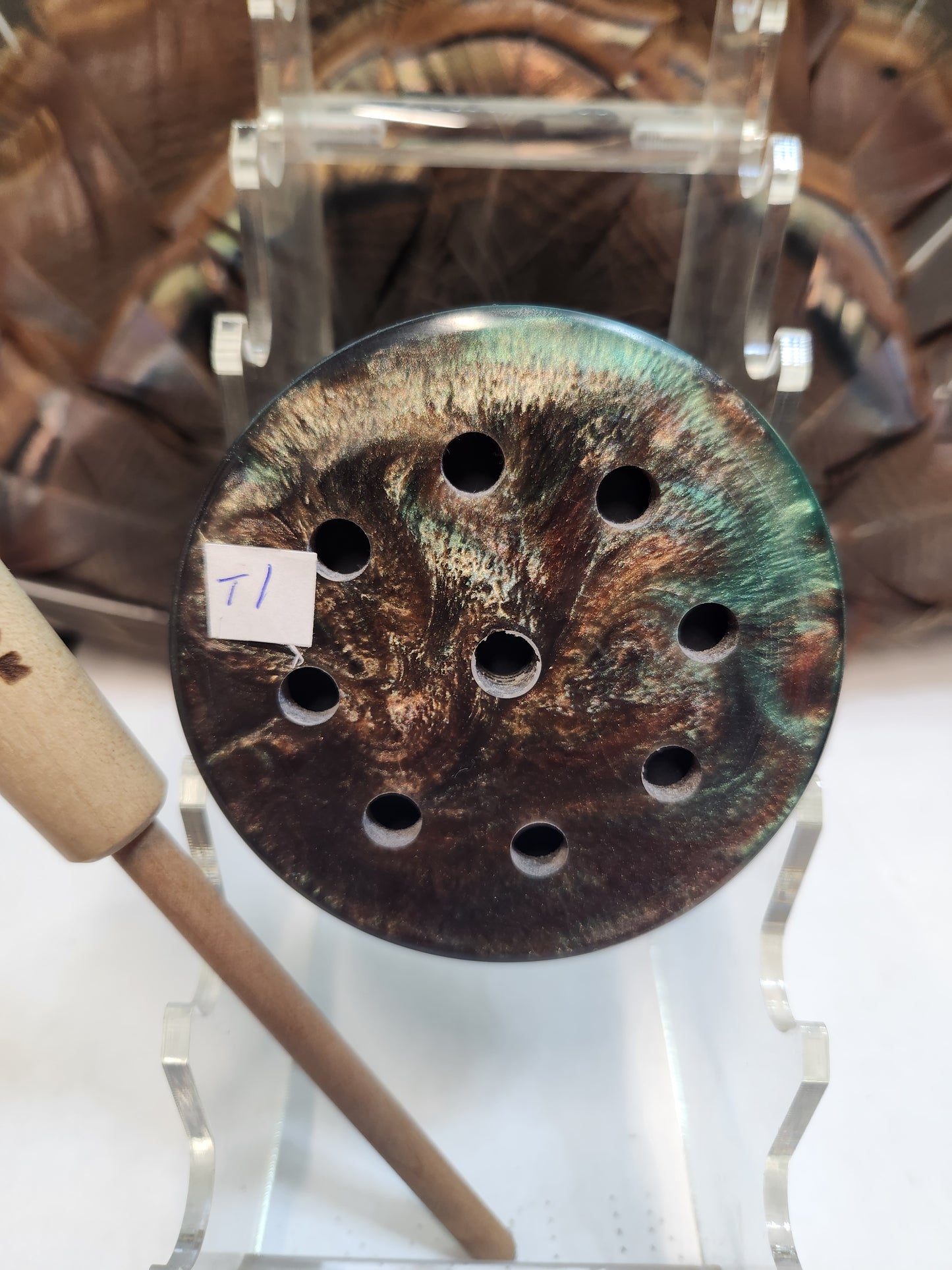 Thin series windbreaker slate top turkey pot call T1