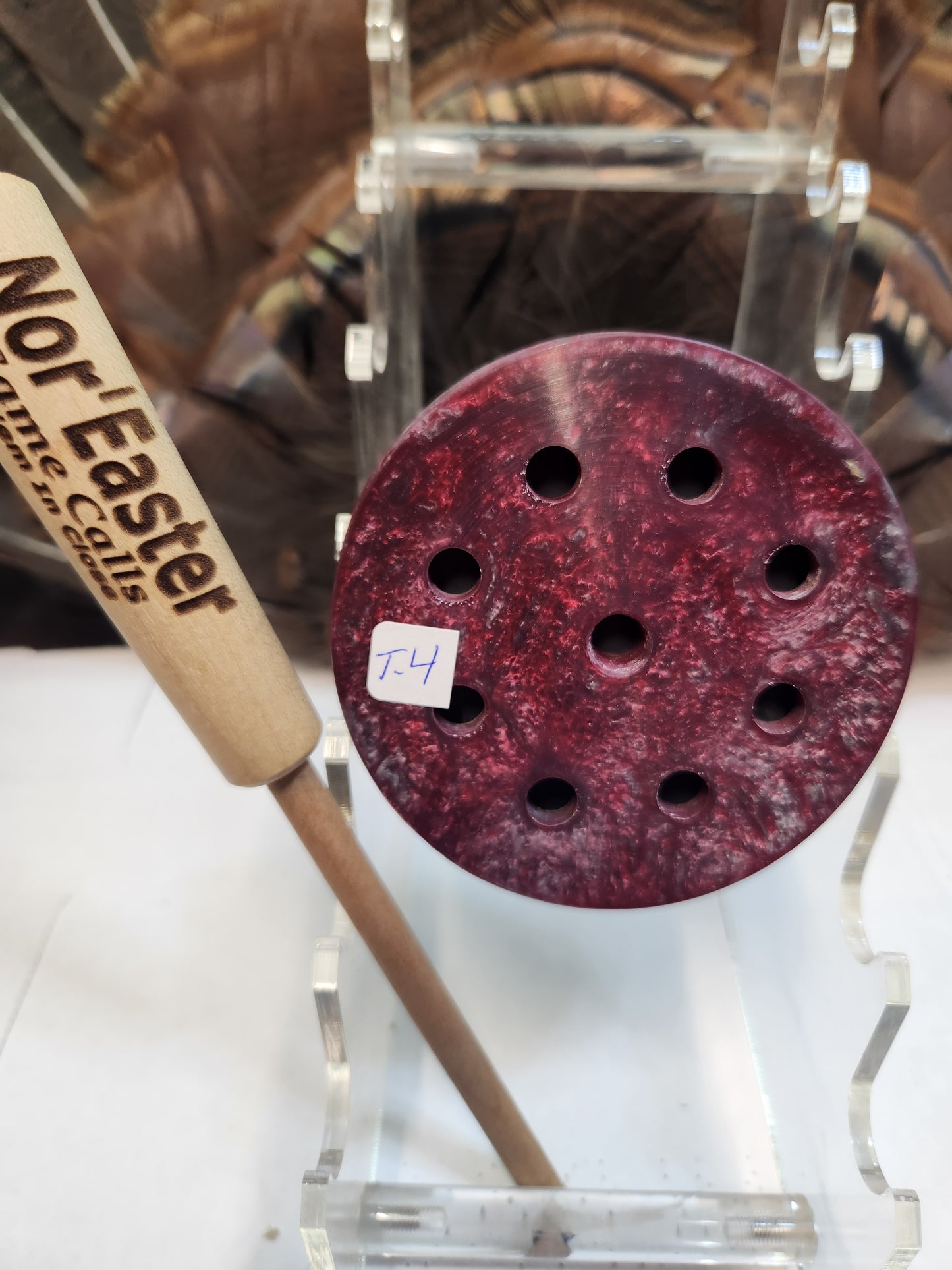 Thin series slate top turkey pot call T4