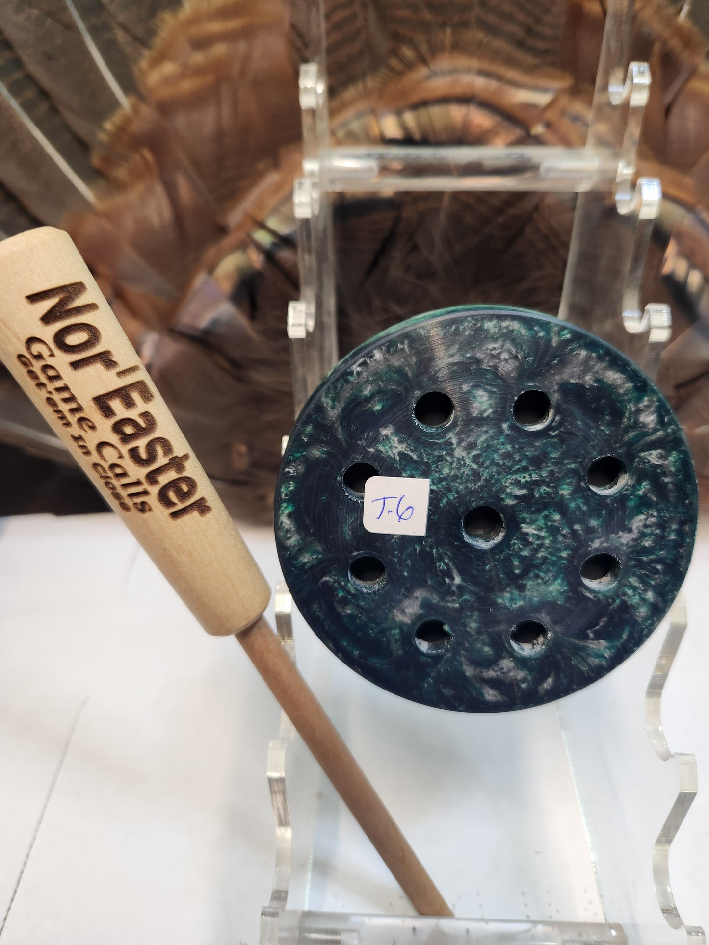 Thin series slate top turkey pot call T6