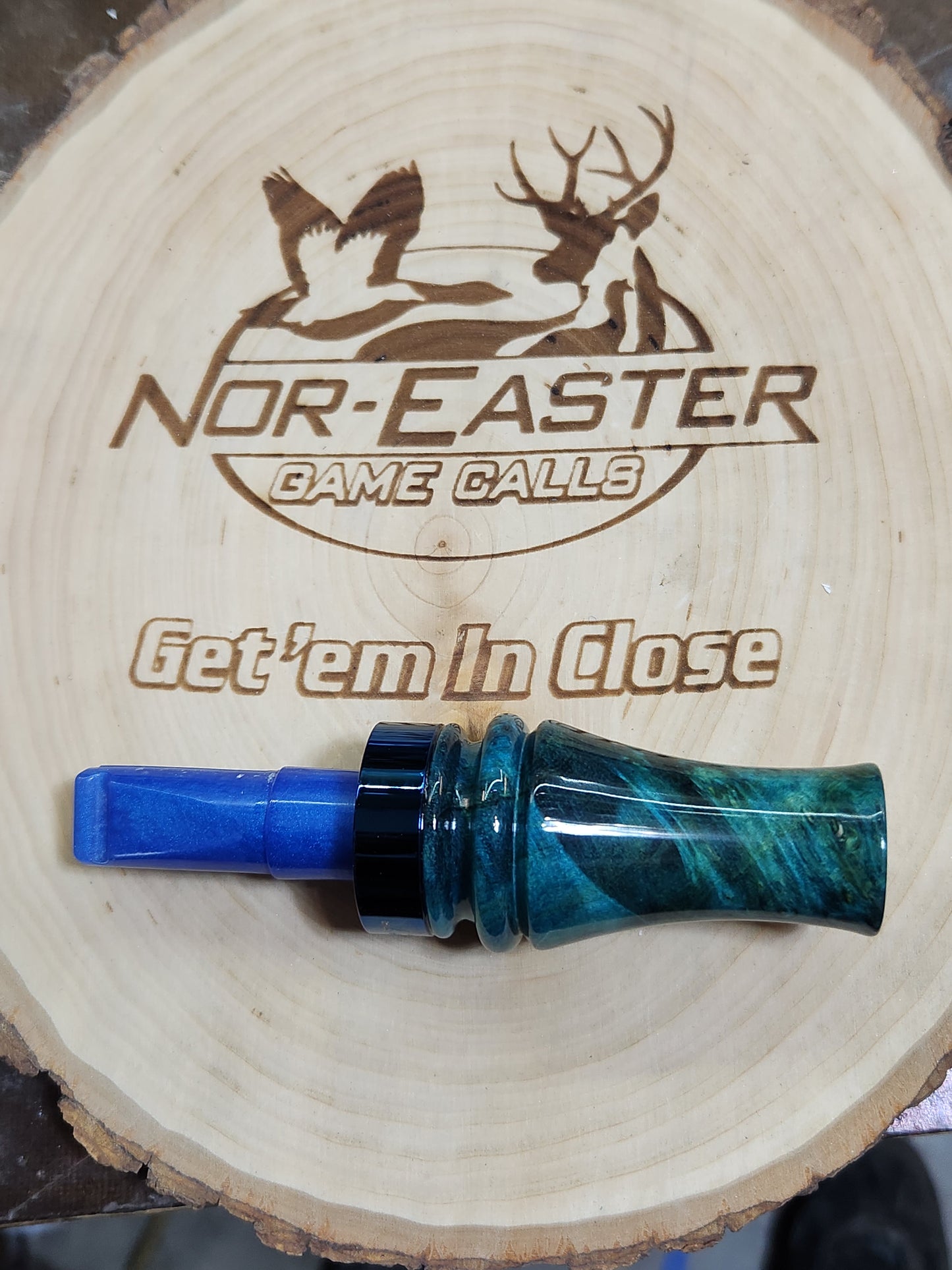 Maple burl Crow Call Locator call