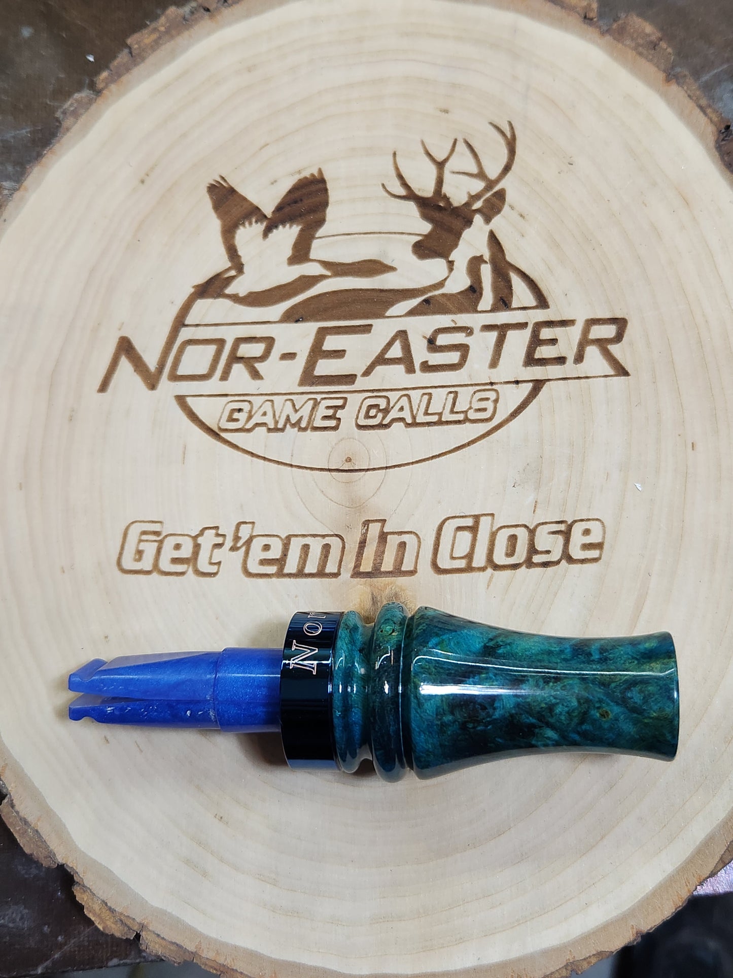 Maple burl Crow Call Locator call