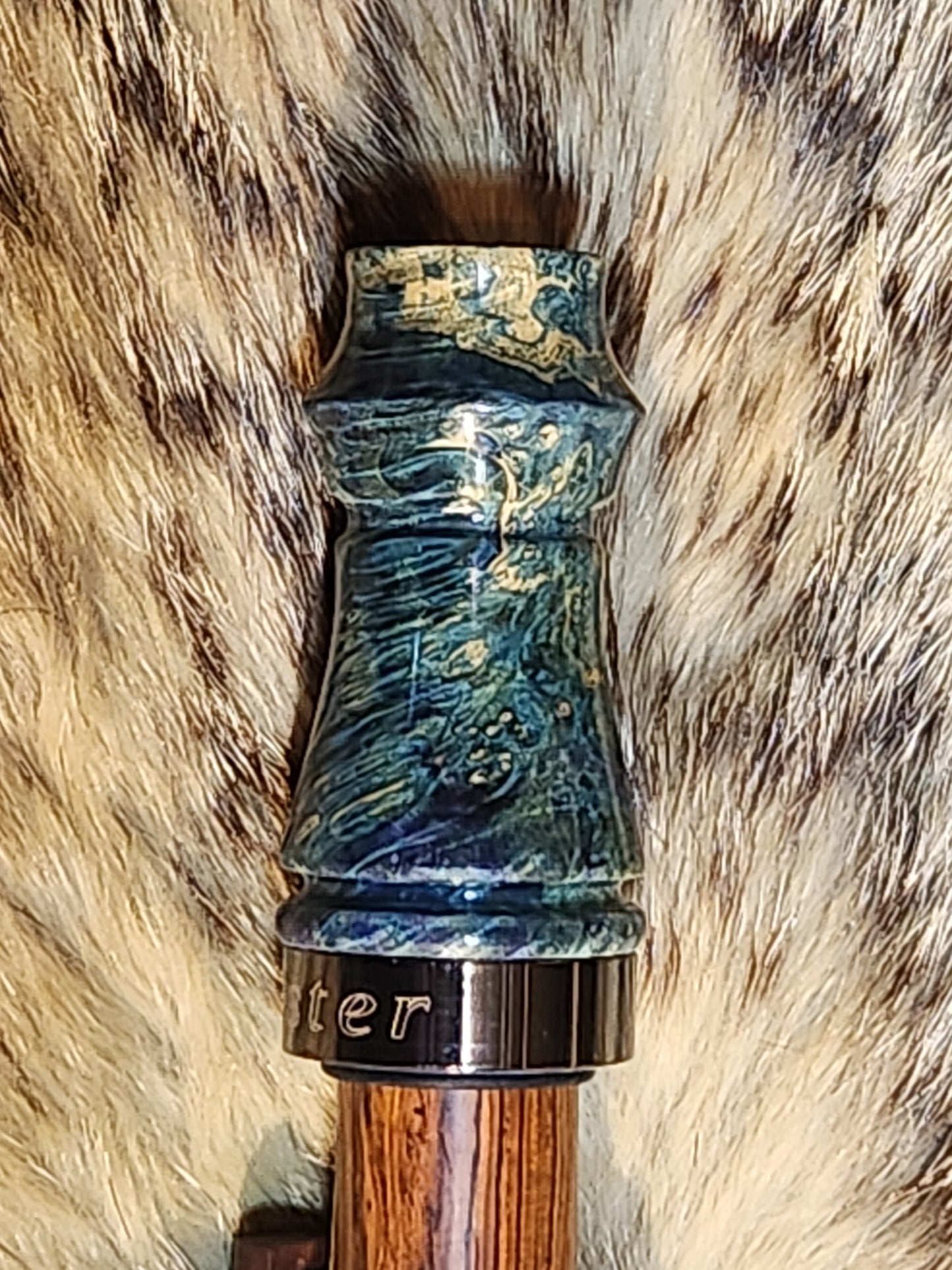Boxelder burl wood adjustable deer grunt call
