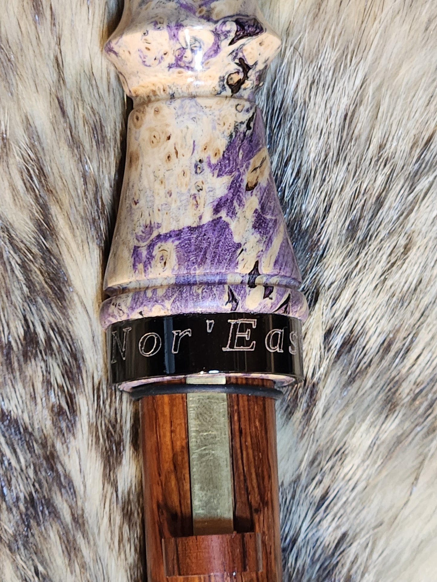 Boxelder burl wood adjustable deer grunt call