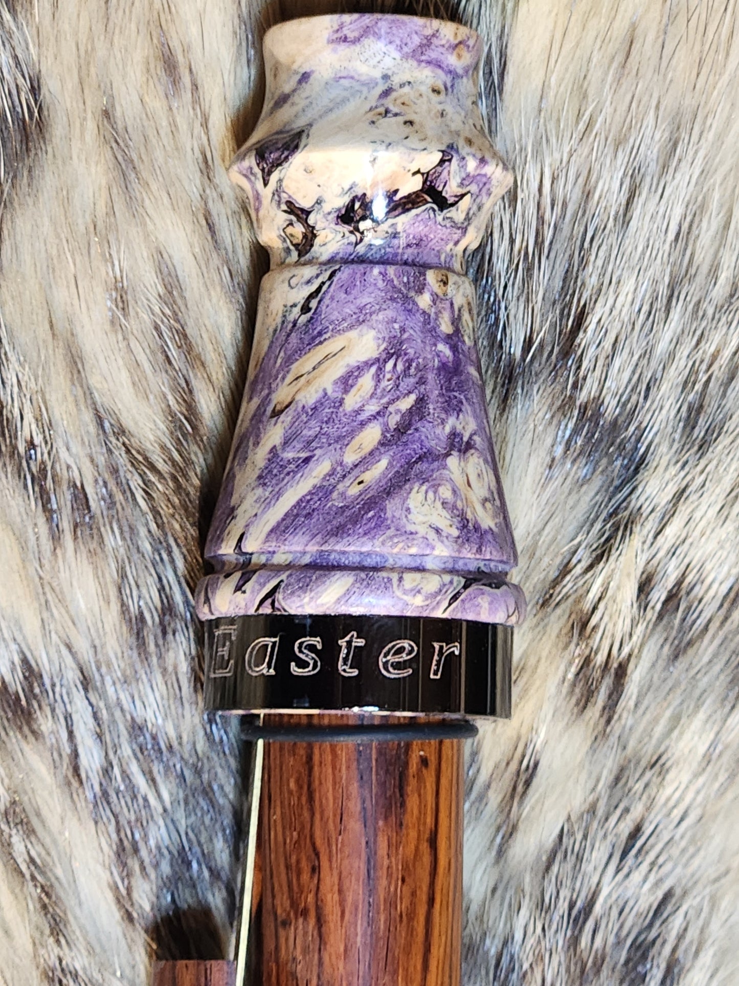 Boxelder burl wood adjustable deer grunt call