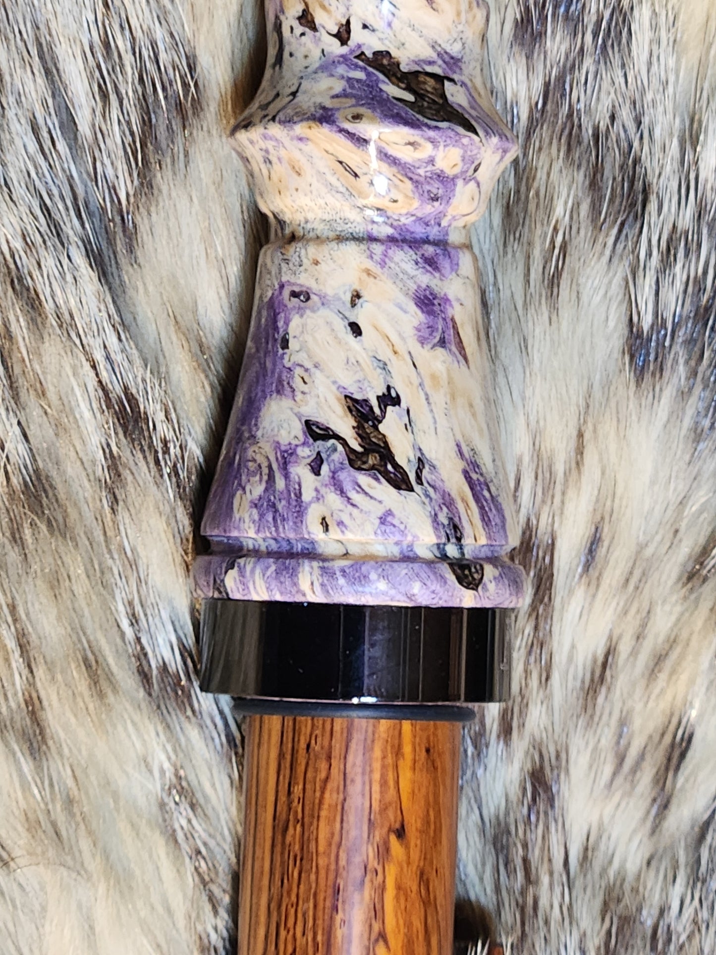 Boxelder burl wood adjustable deer grunt call