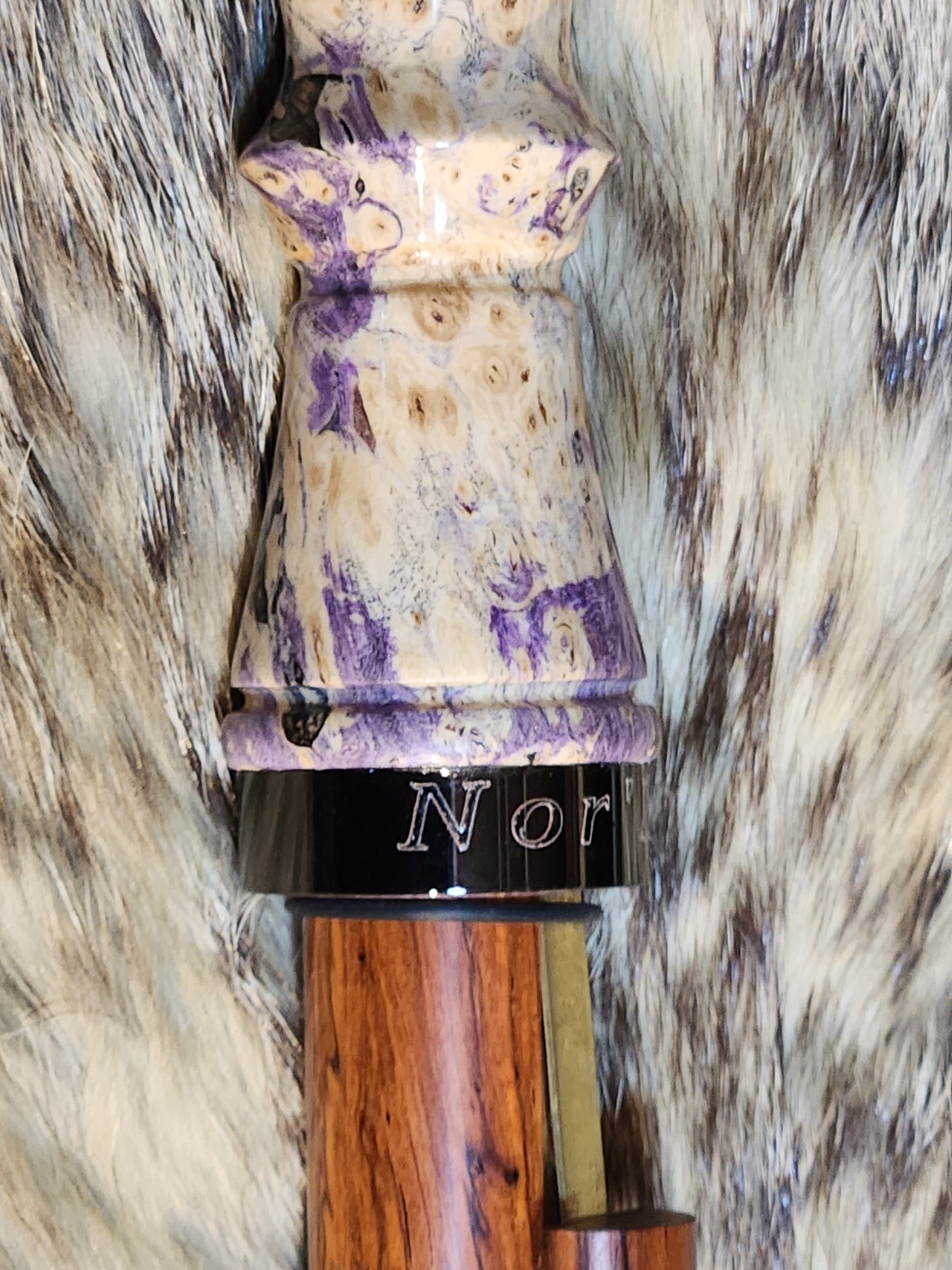 Boxelder burl wood adjustable deer grunt call