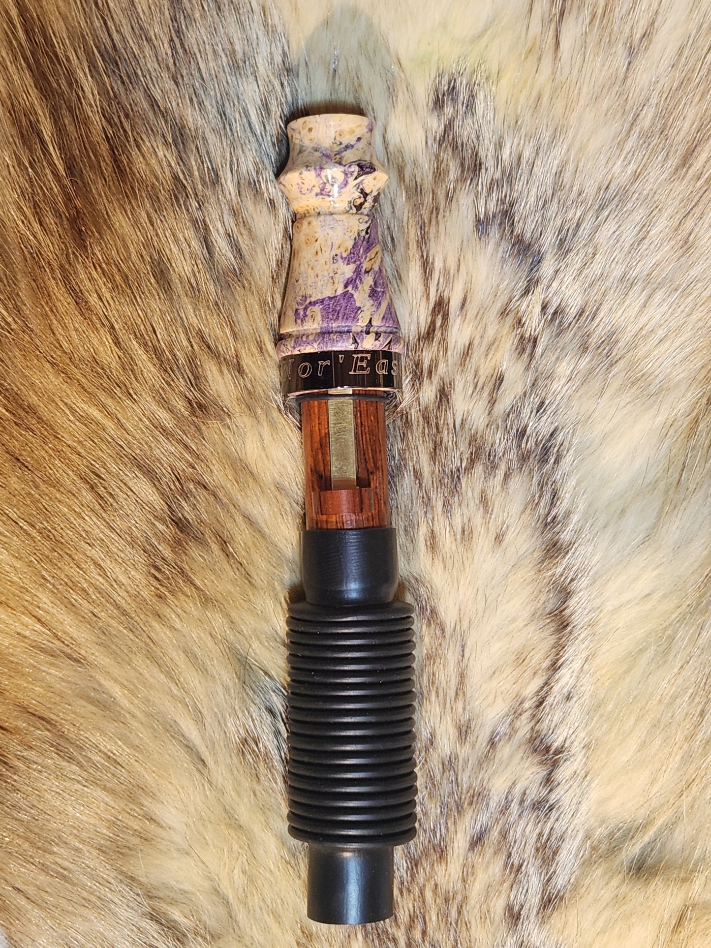 Boxelder burl wood adjustable deer grunt call
