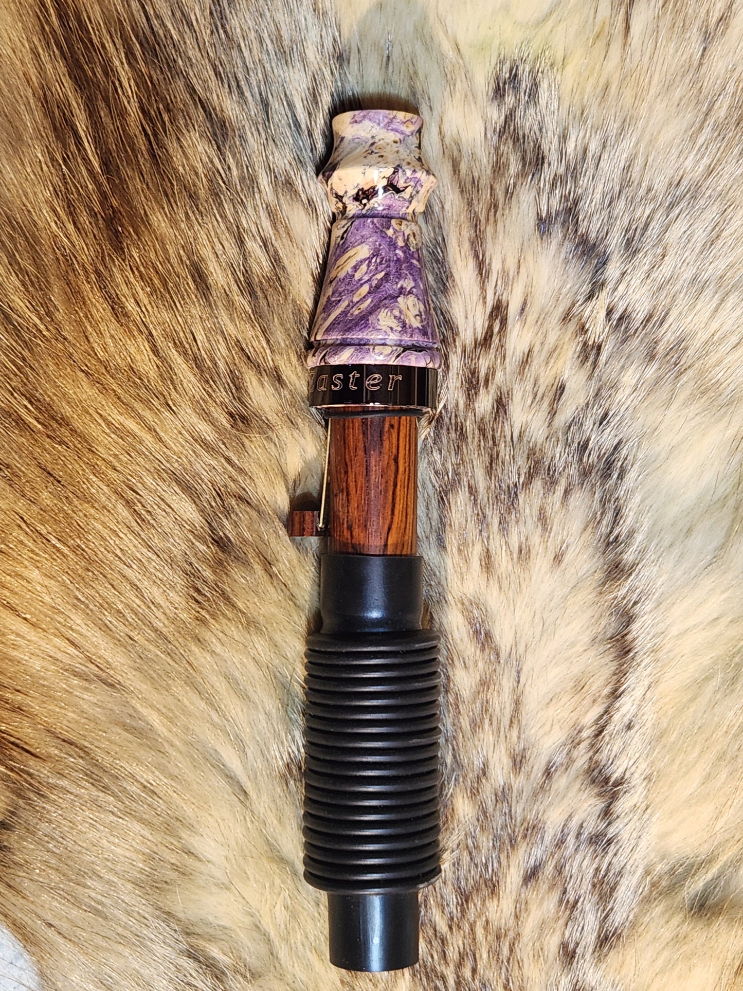 Boxelder burl wood adjustable deer grunt call