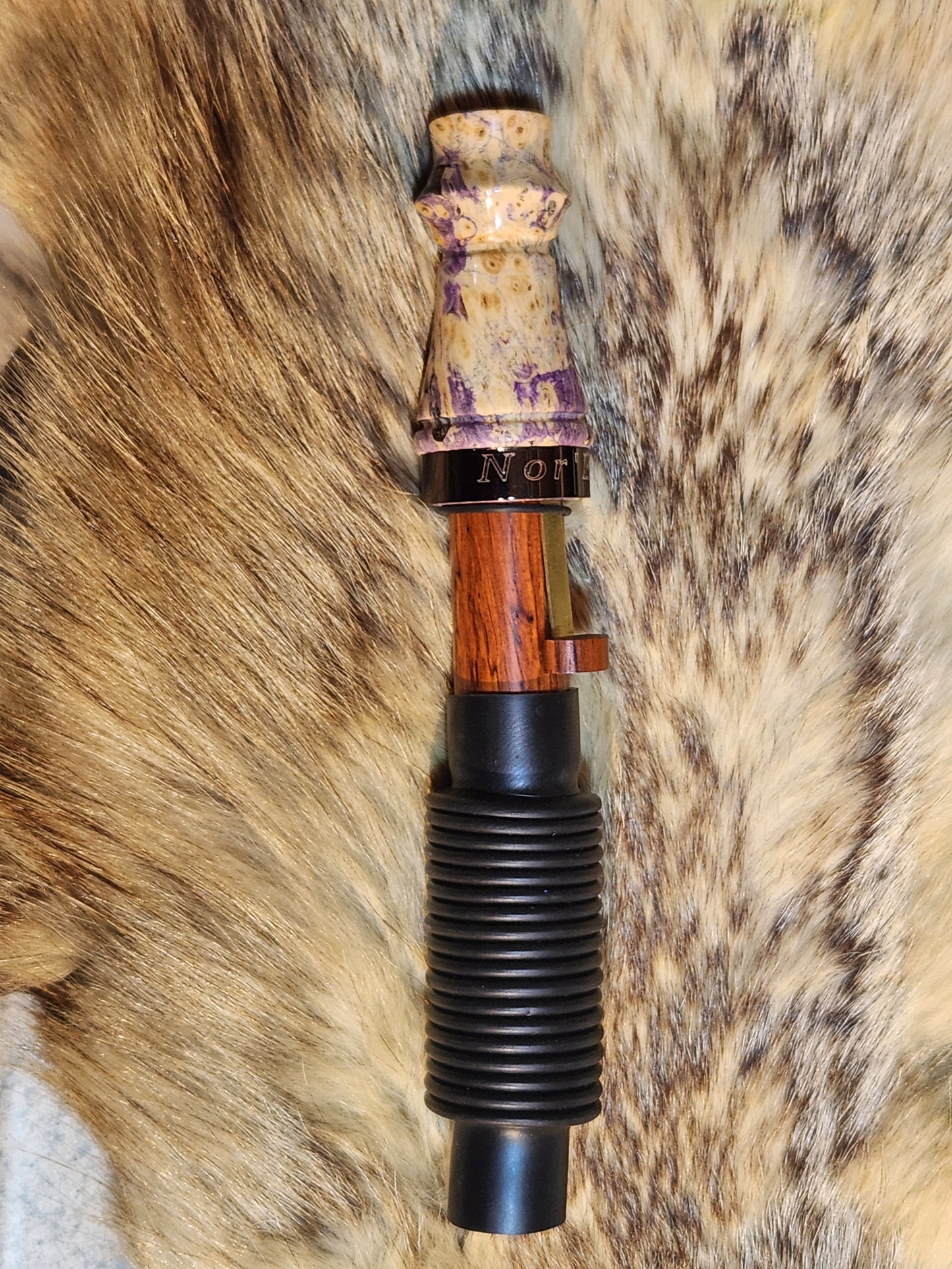 Boxelder burl wood adjustable deer grunt call