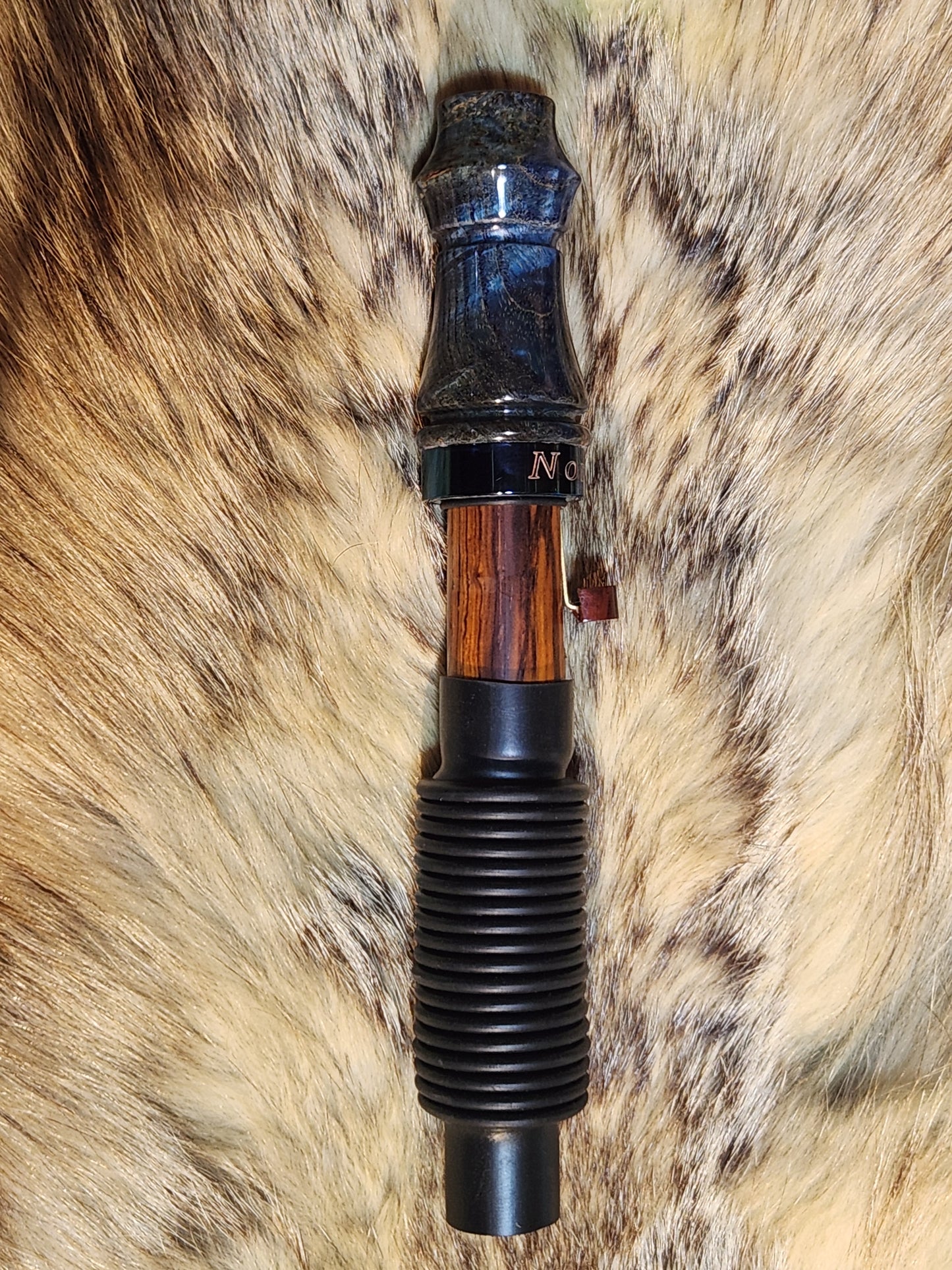 Black ash burl wood adjustable deer grunt call