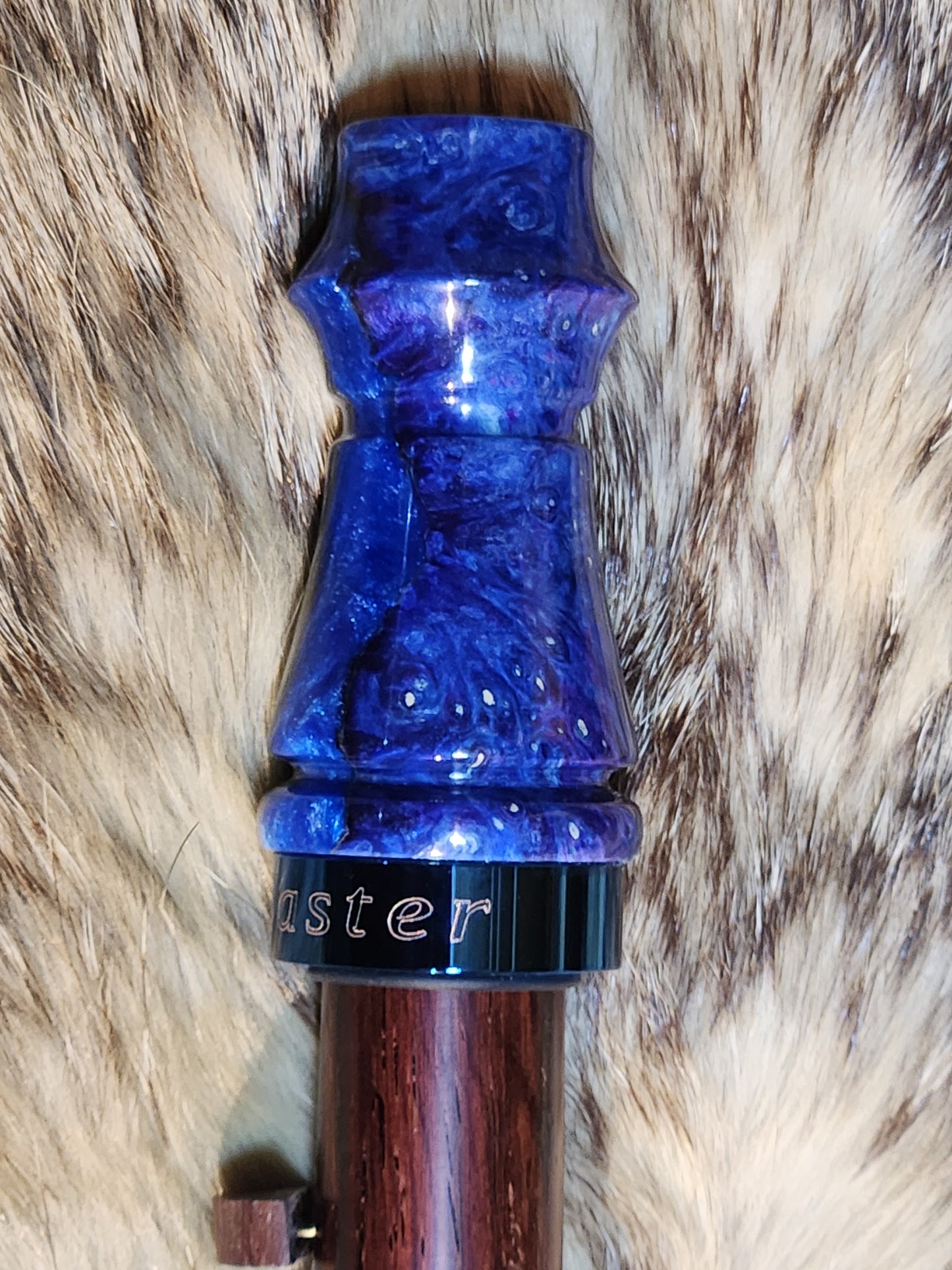 Amboyna burl wood adjustable deer grunt call