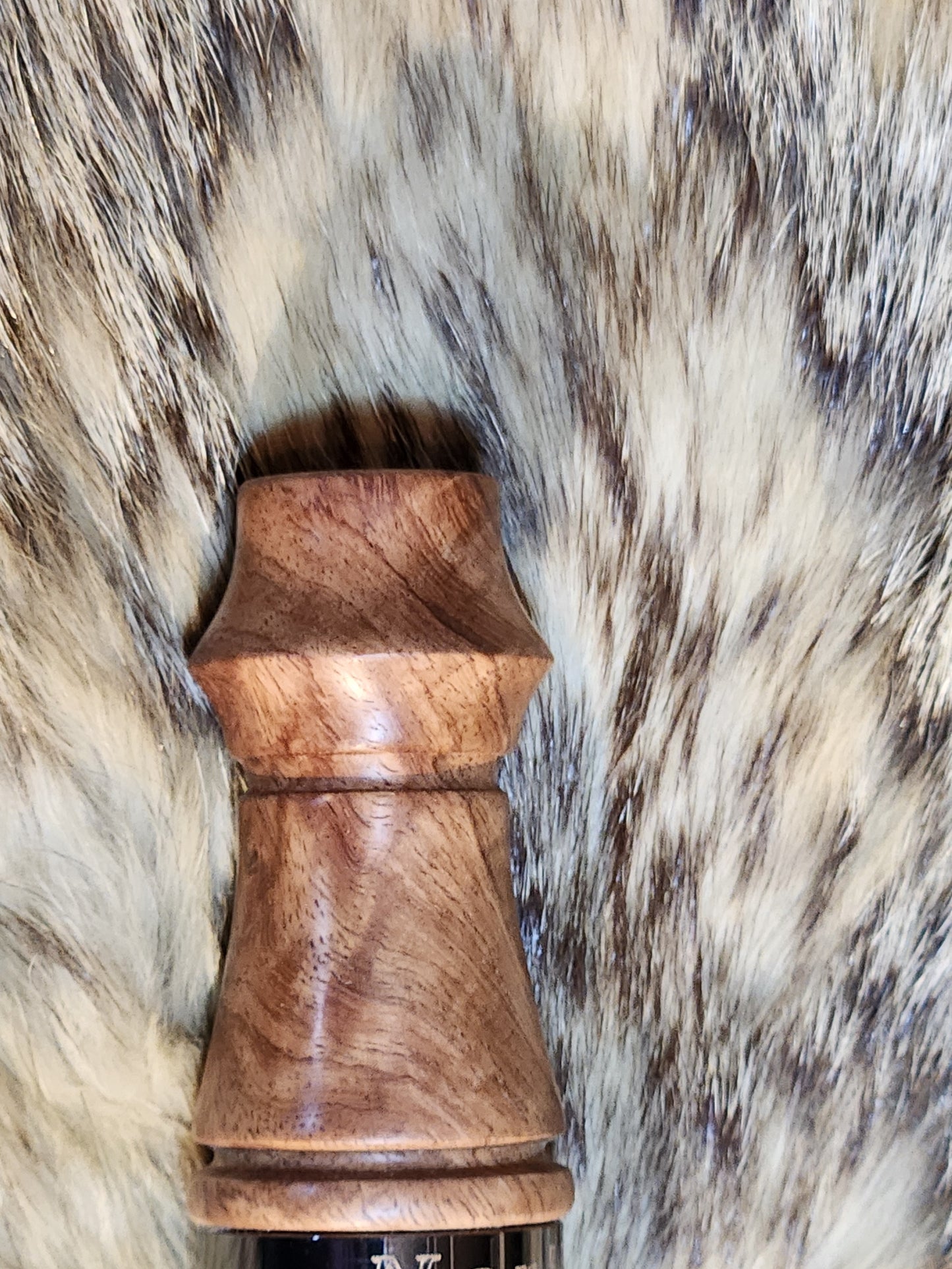 Amboyna burl wood adjustable deer grunt call