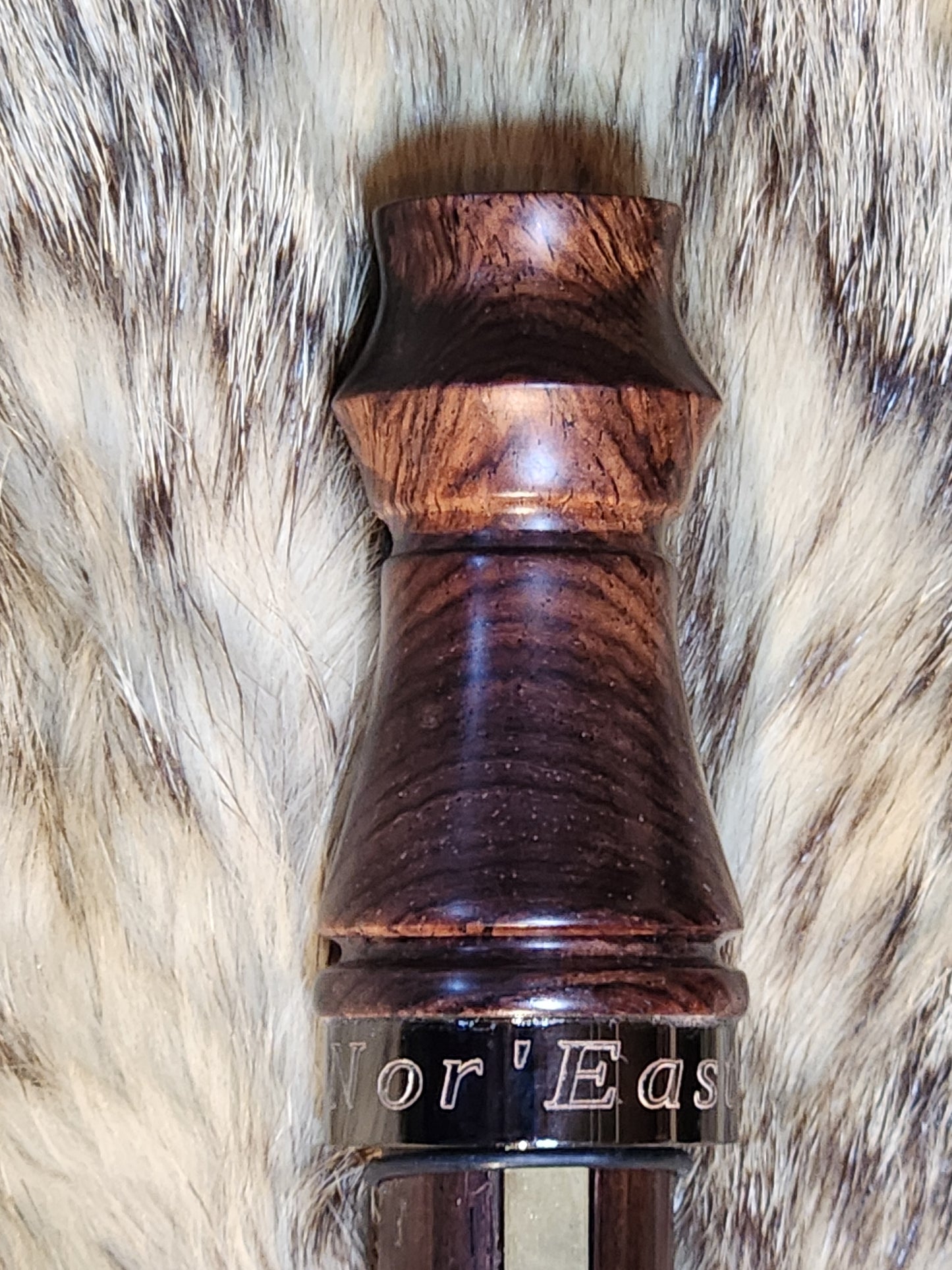 Honduran rose wood burl adjustable deer grunt call