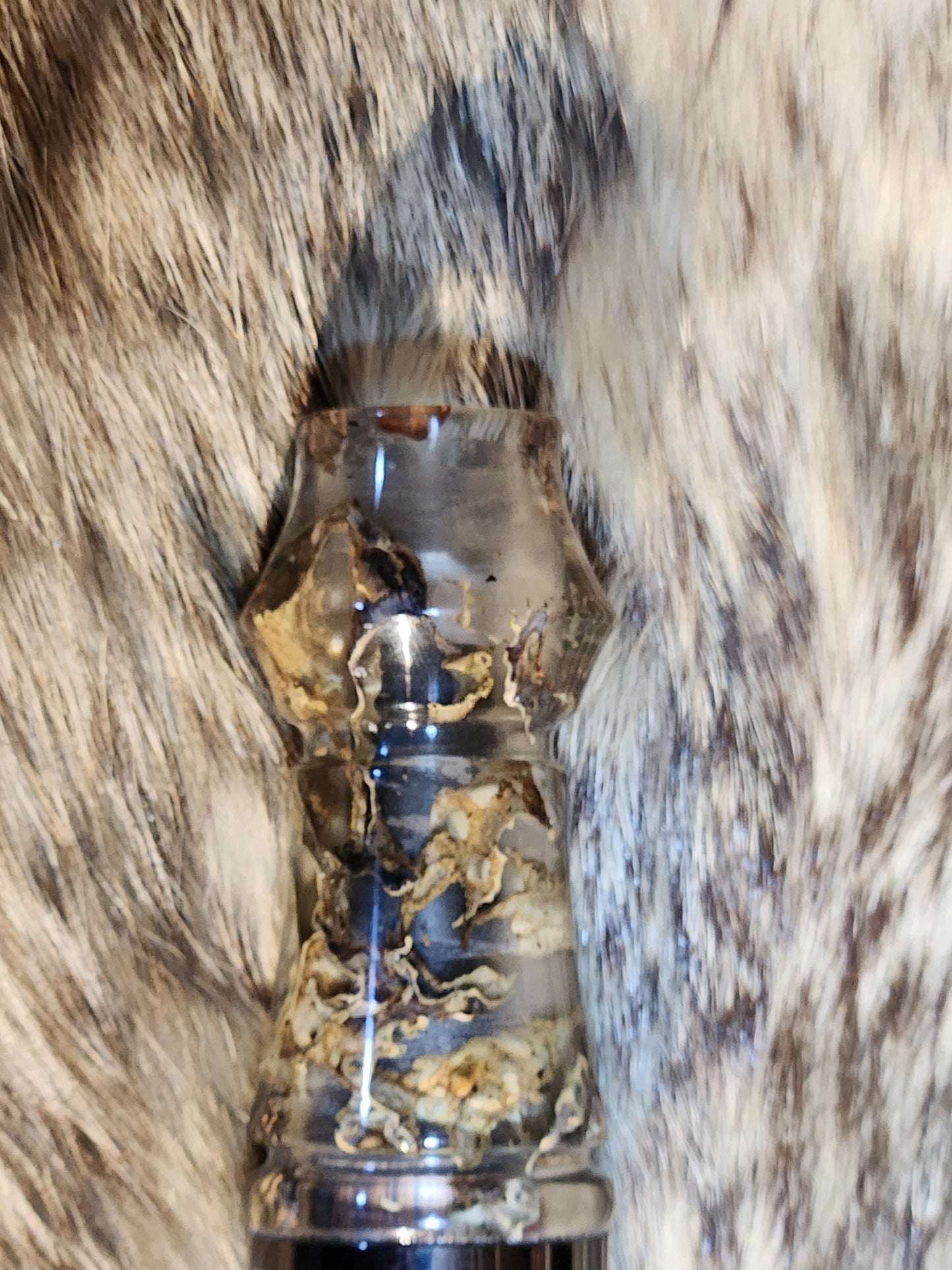 Maple tree moss in resin adjustable deer grunt call