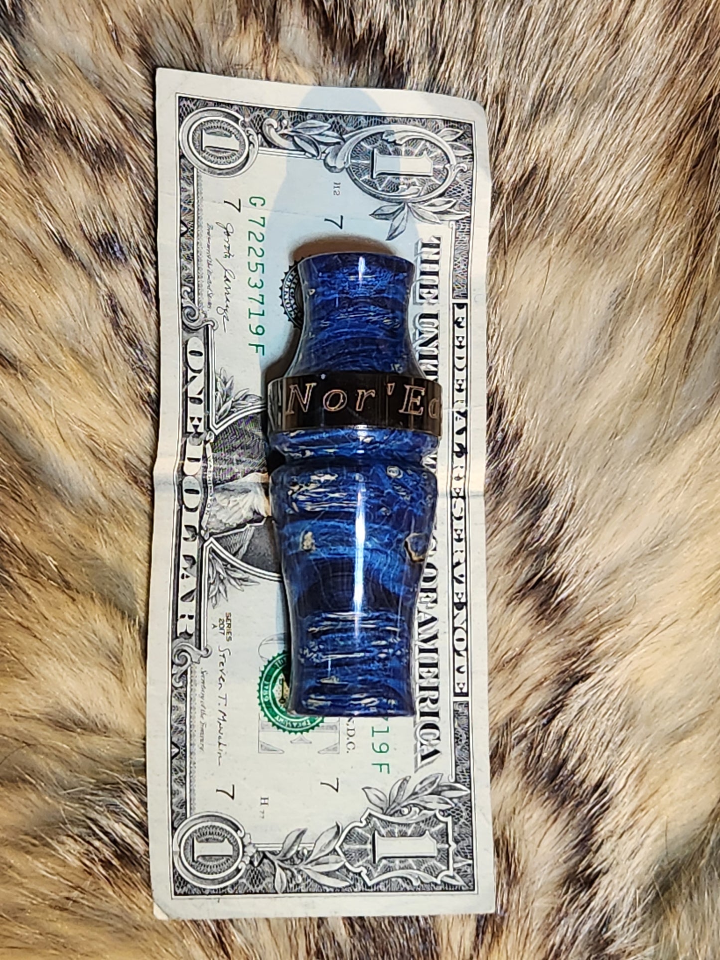 Boxelder burl wood teal and wood duck call
