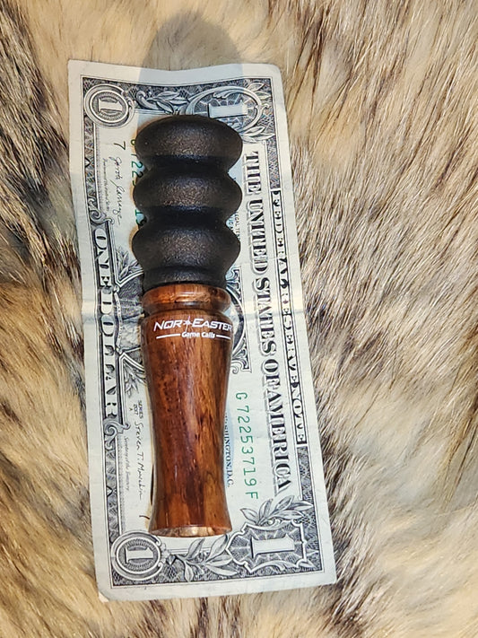 Amboyna burl wood squirrel call