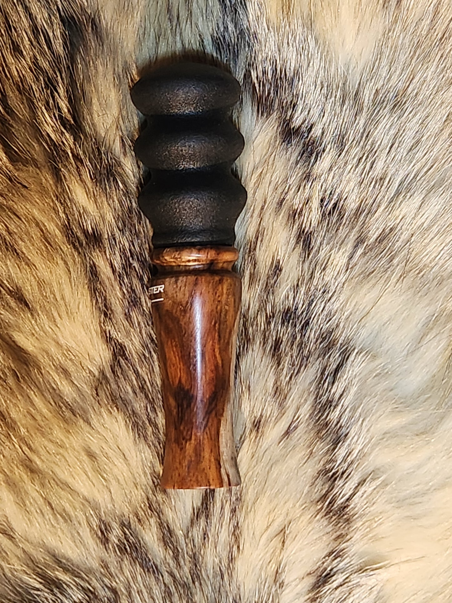 Amboyna burl wood squirrel call