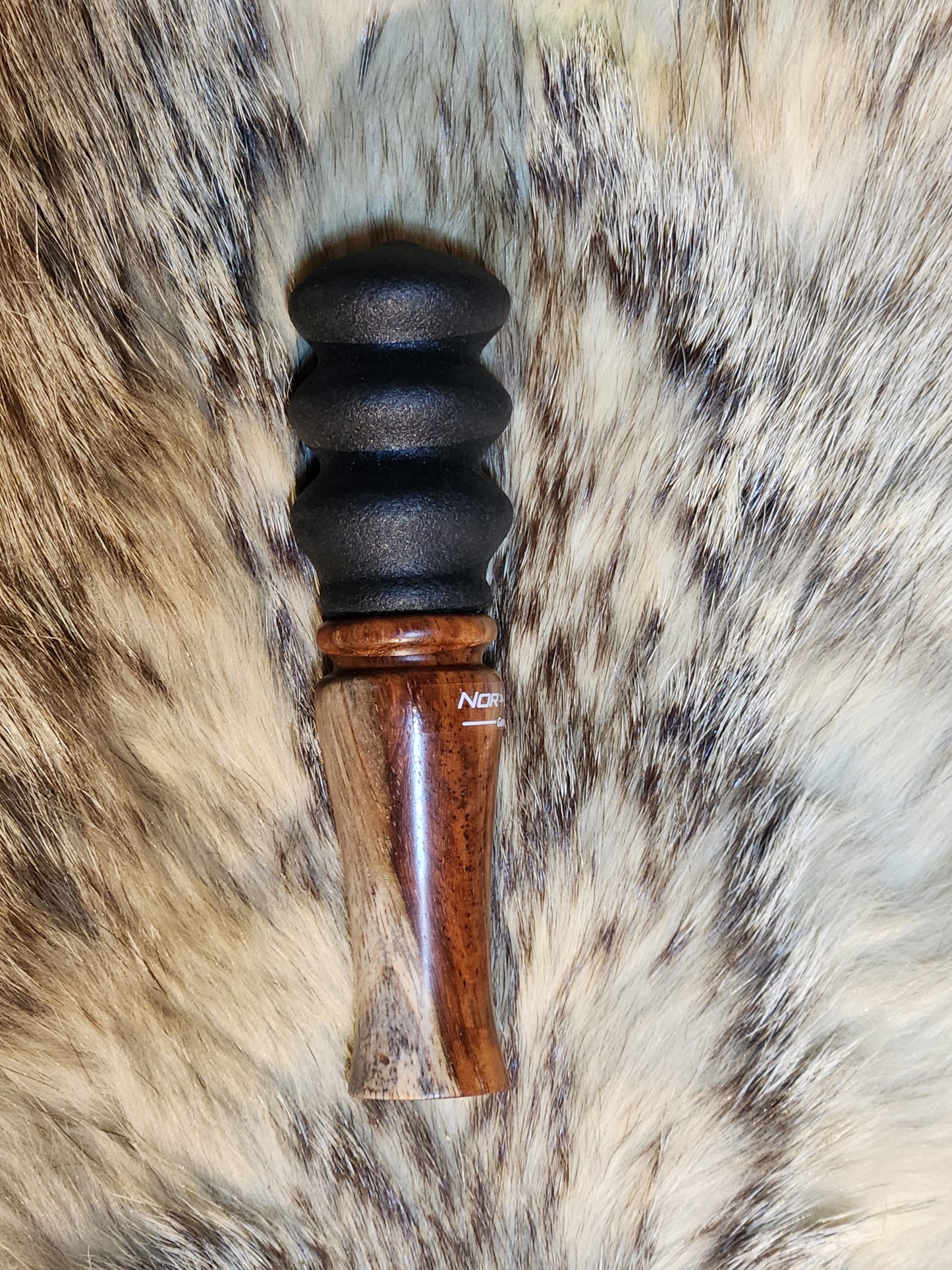 Amboyna burl wood squirrel call