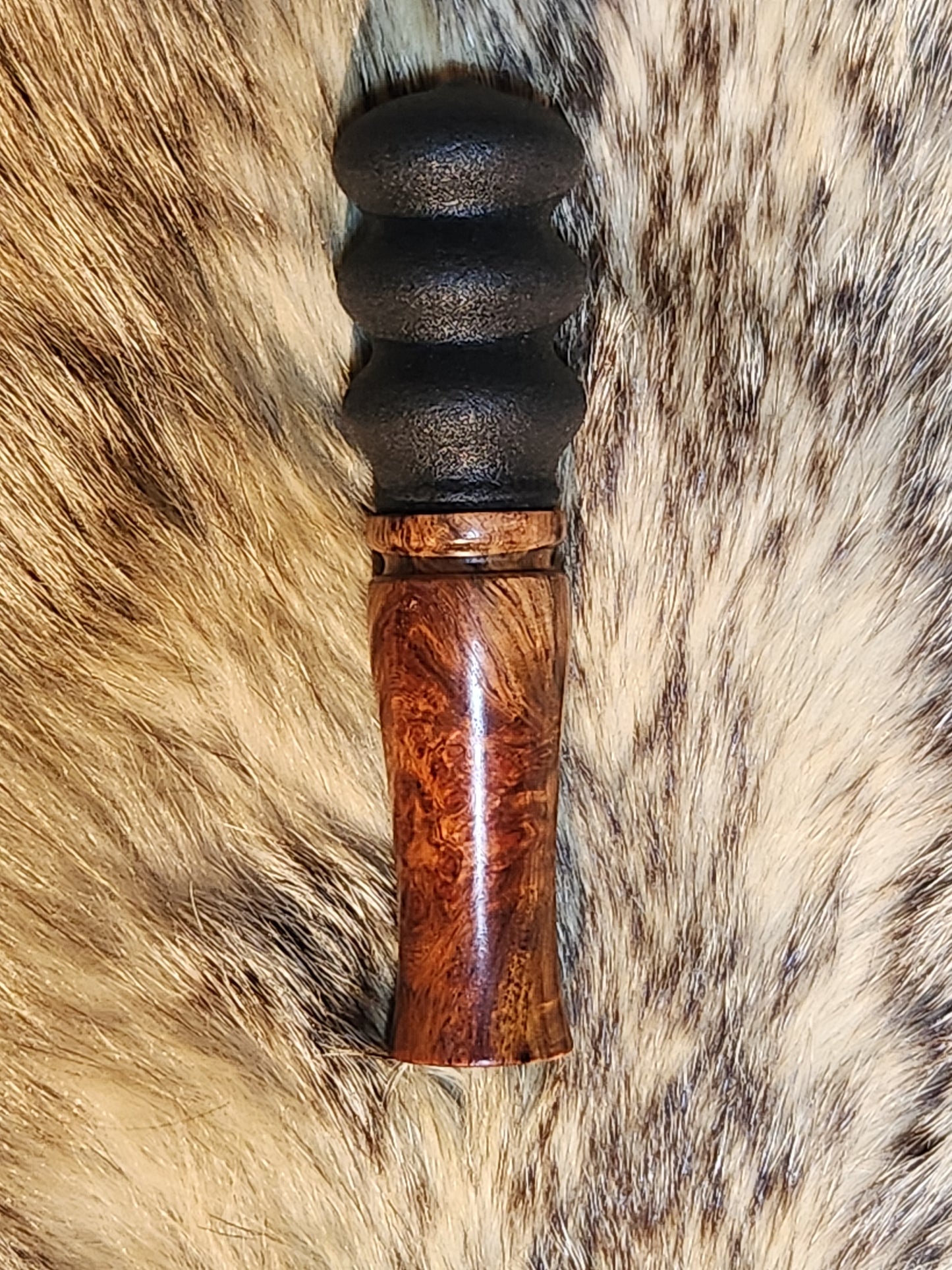Amboyna burl wood squirrel call