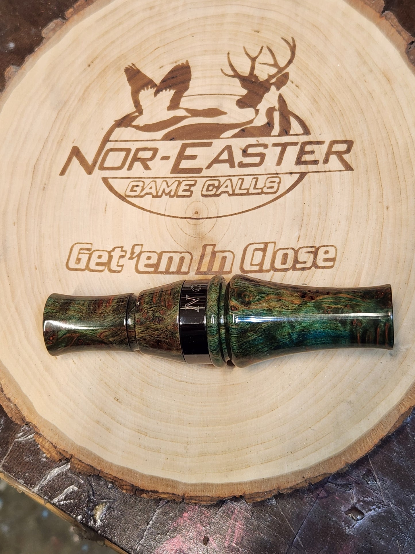 Redwood lace burl short reed goose call