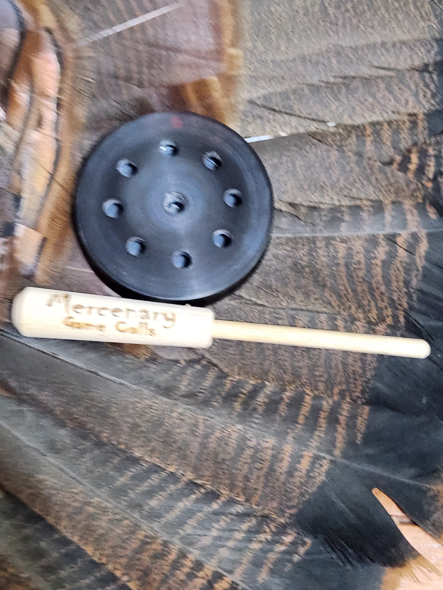 Mercenary wind breaker turkey pot call