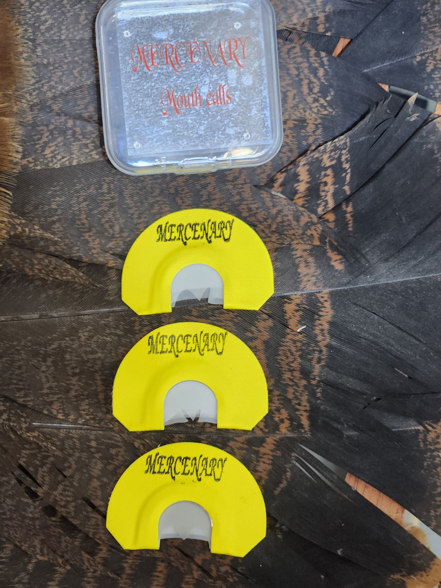 3 pack of Mercenary turkey mouth calls