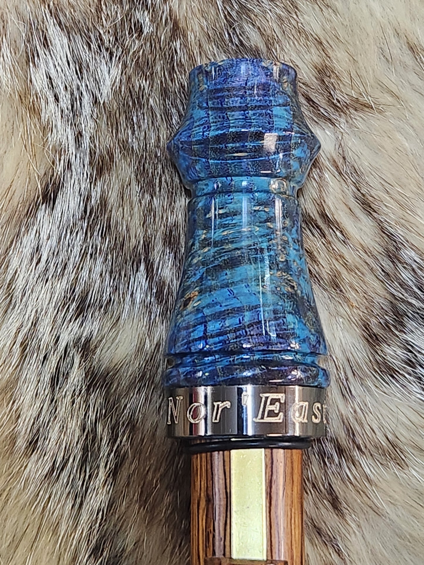 Black ash burl wood adjustable deer grunt call