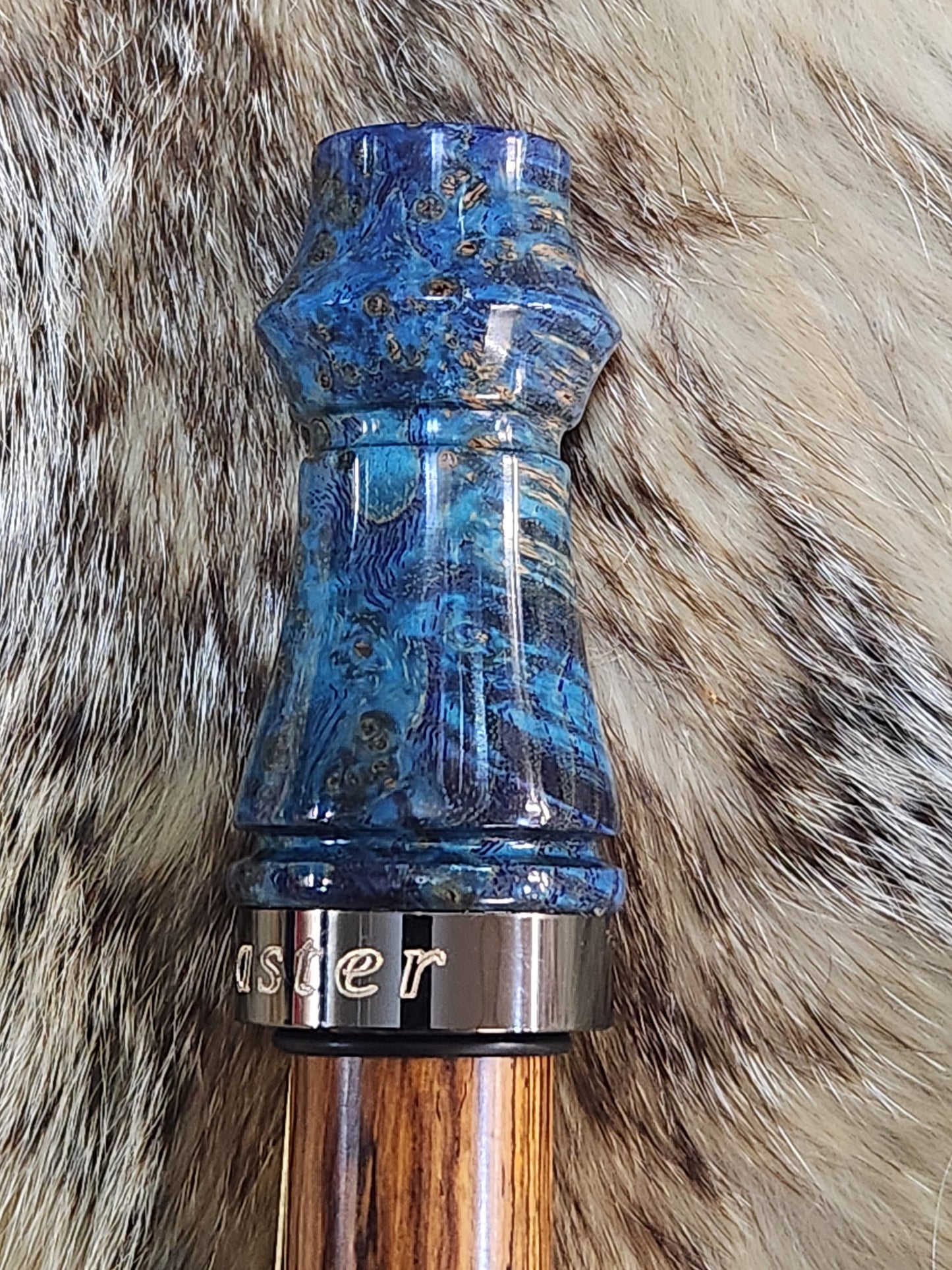 Black ash burl wood adjustable deer grunt call