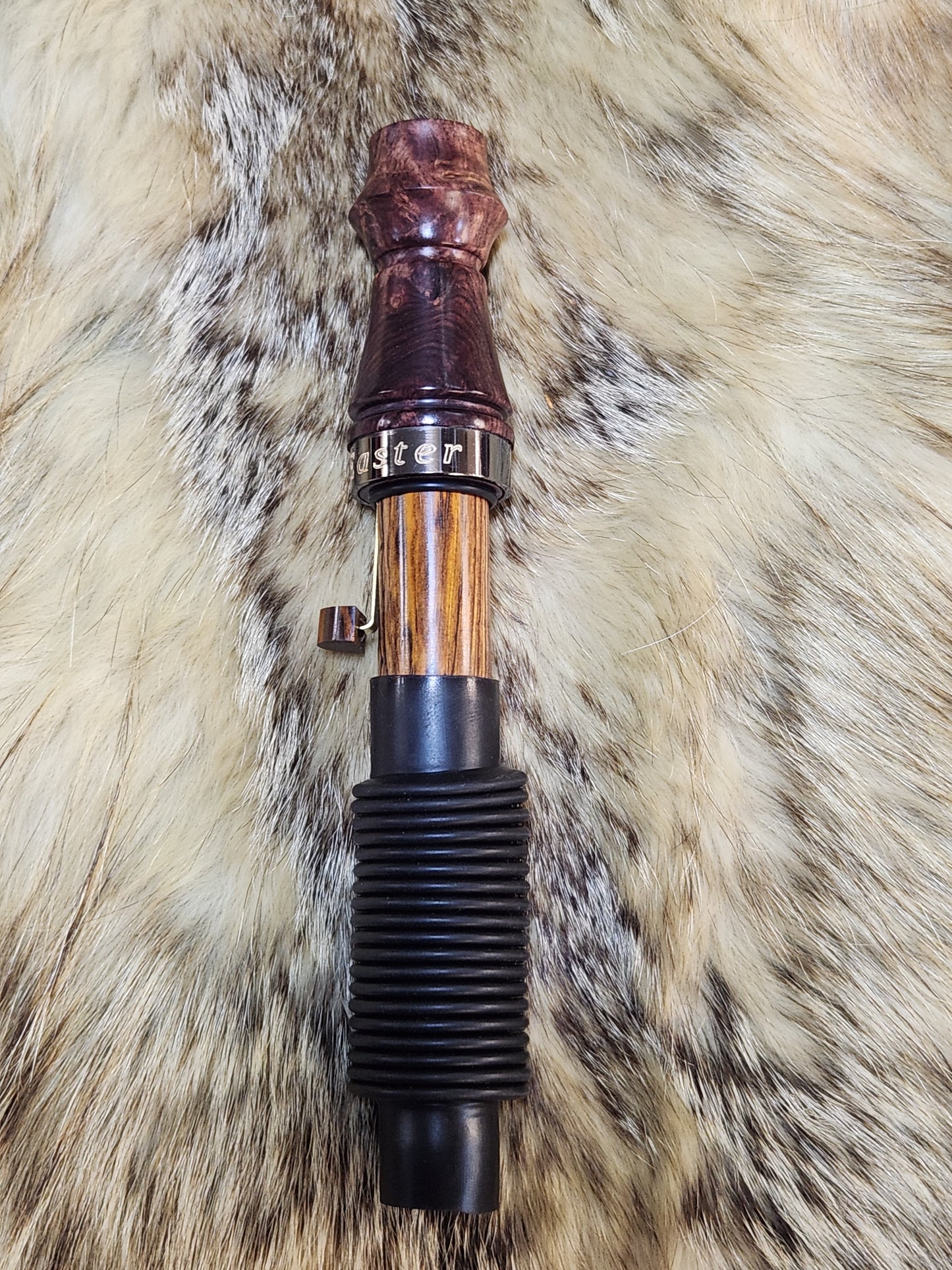 Honduran rose wood burl adjustable deer grunt call