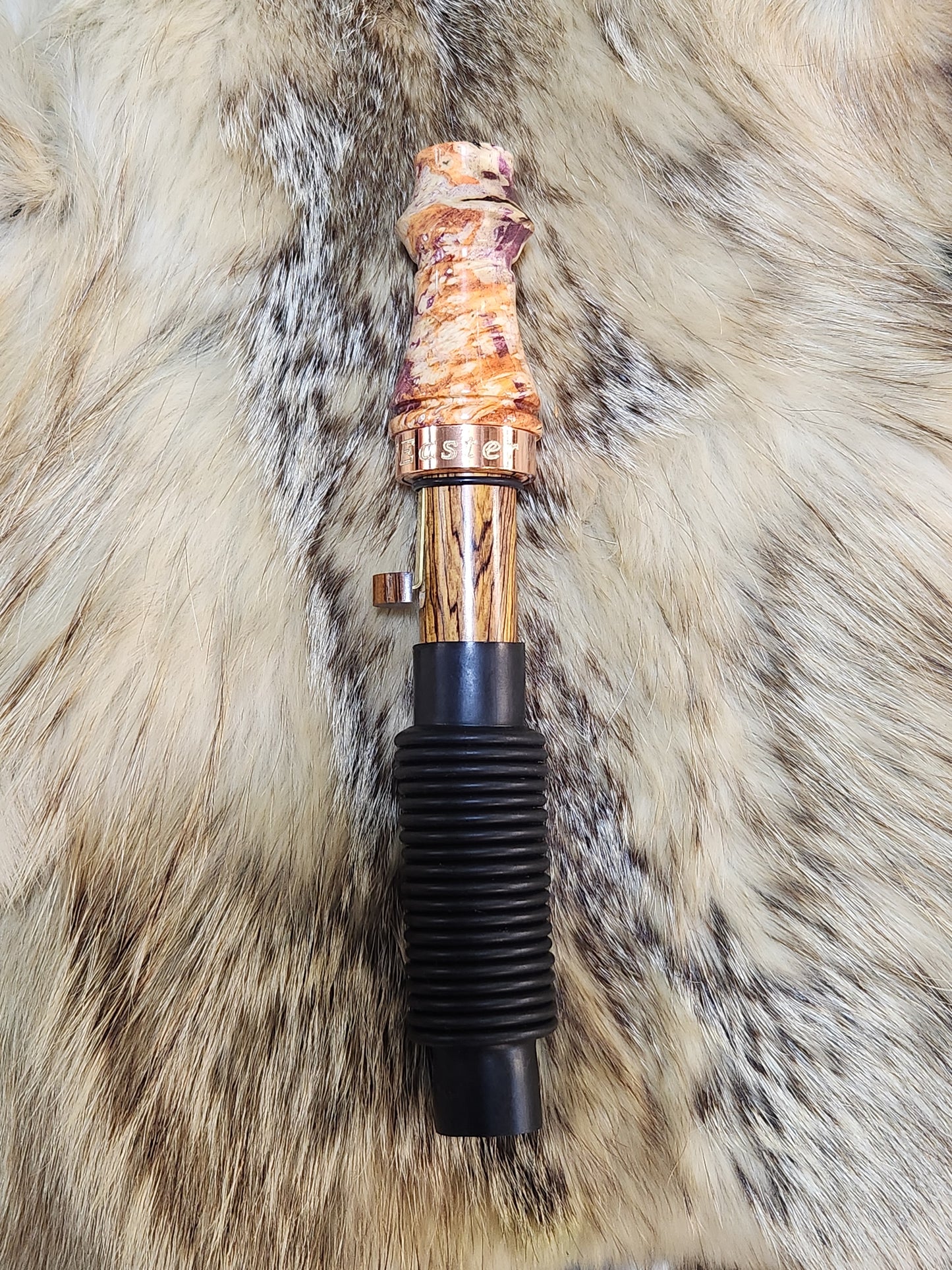 Boxelder burl wood adjustable deer grunt call
