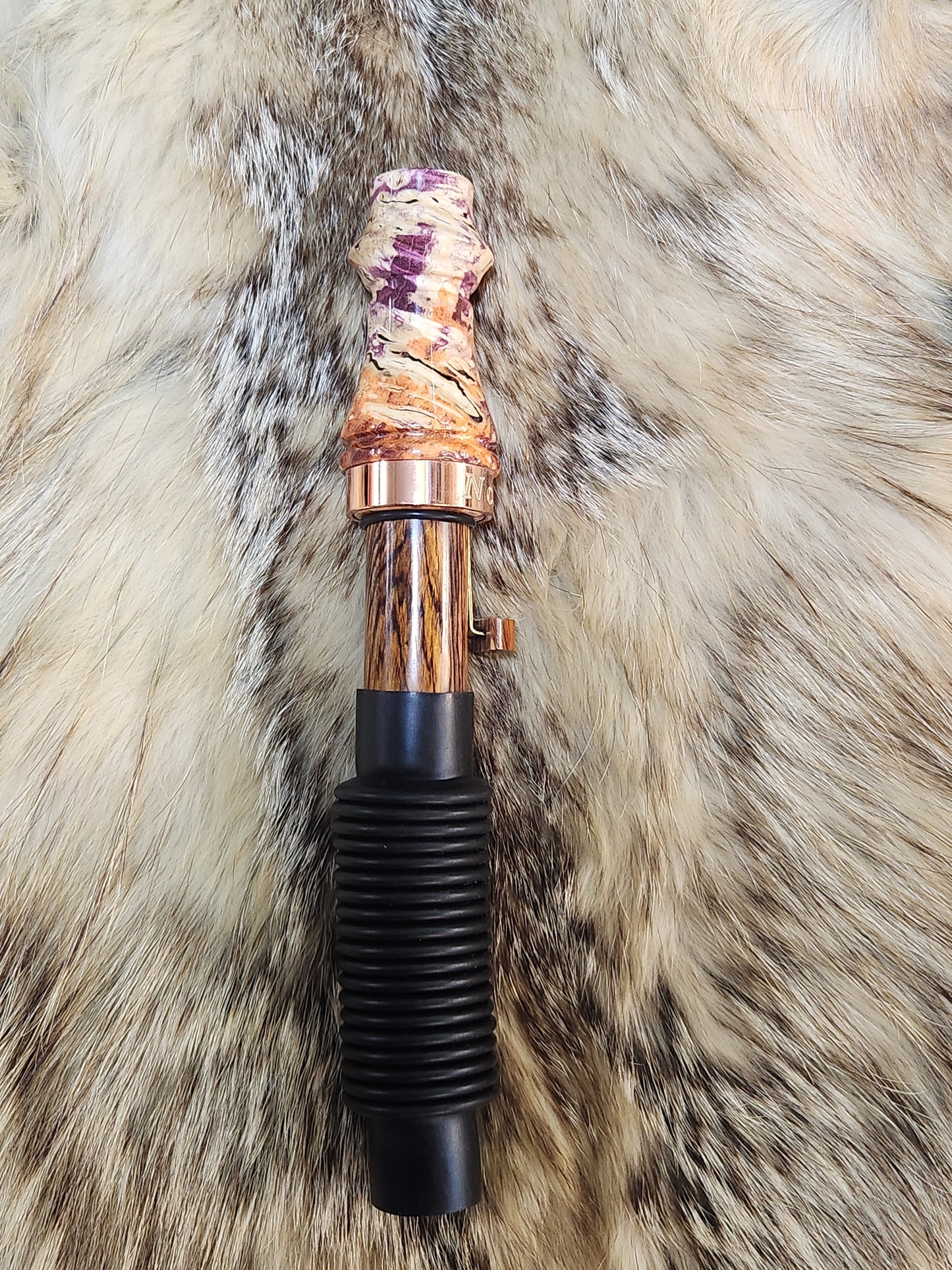 Boxelder burl wood adjustable deer grunt call