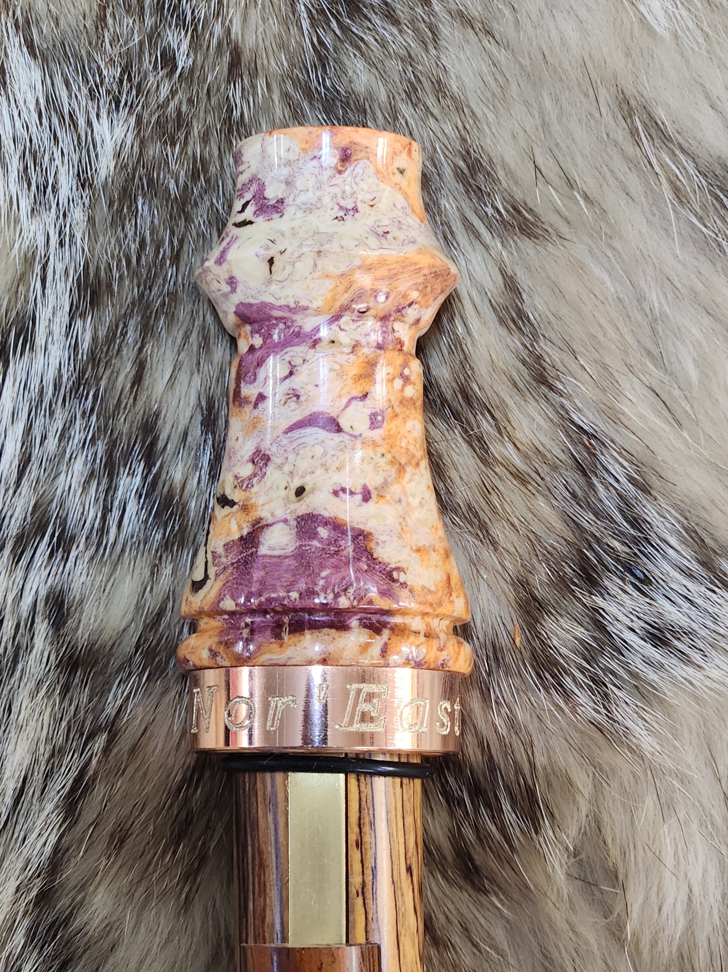 Boxelder burl wood adjustable deer grunt call