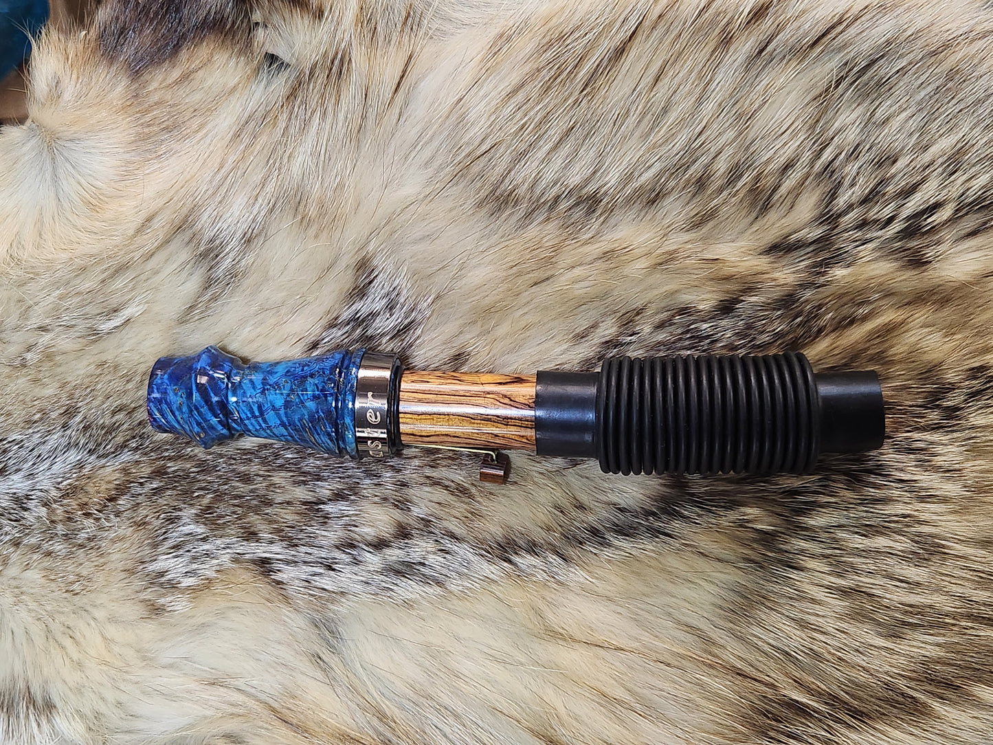 Black ash burl wood adjustable deer grunt call