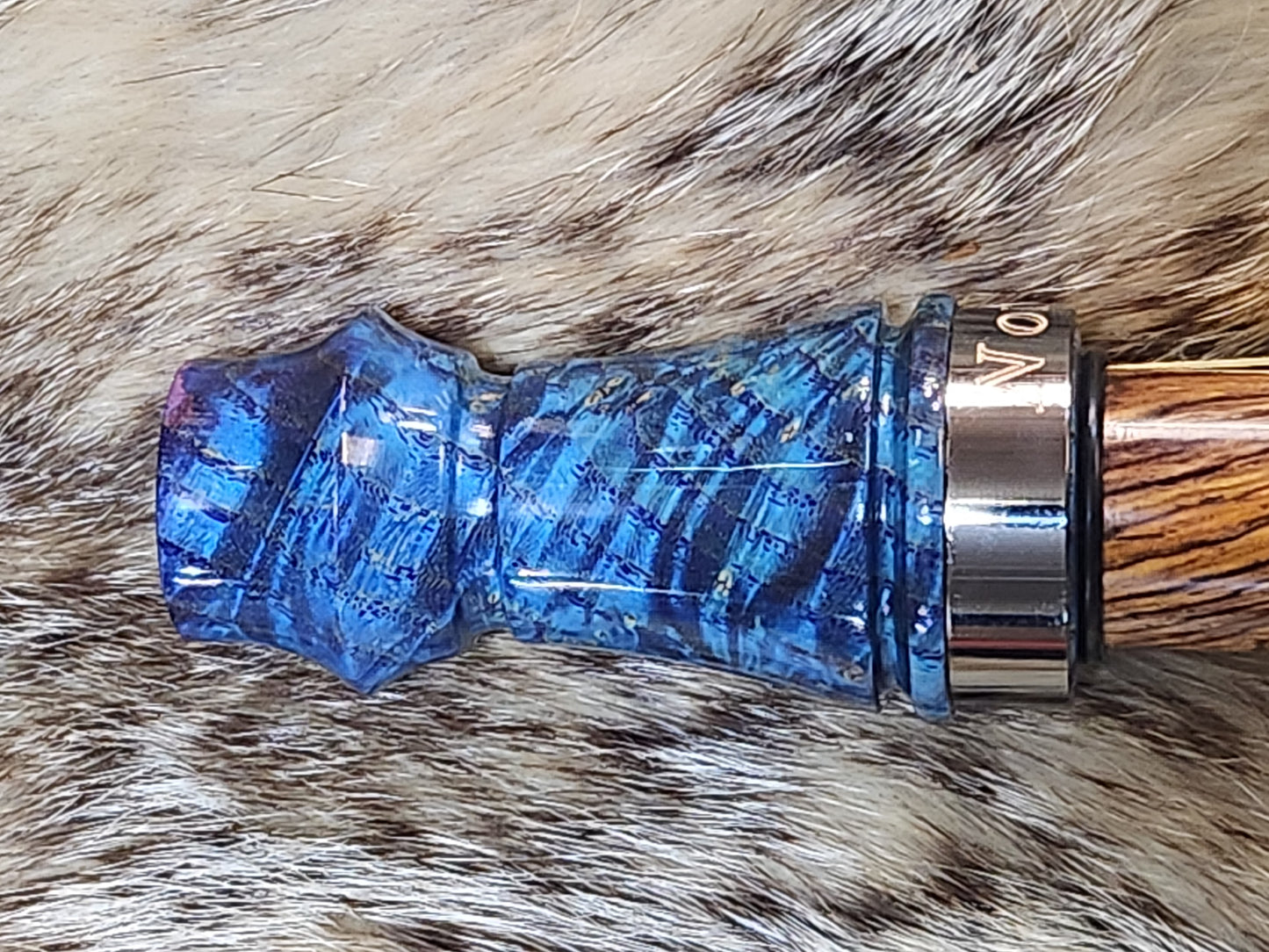 Black ash burl wood adjustable deer grunt call