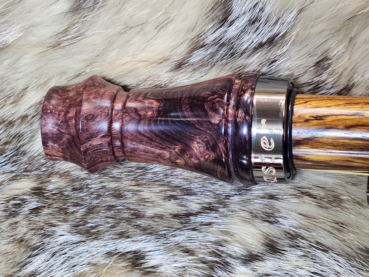 Honduran Rosewood Burl Adjustable Deer Grunt Call Evolution series