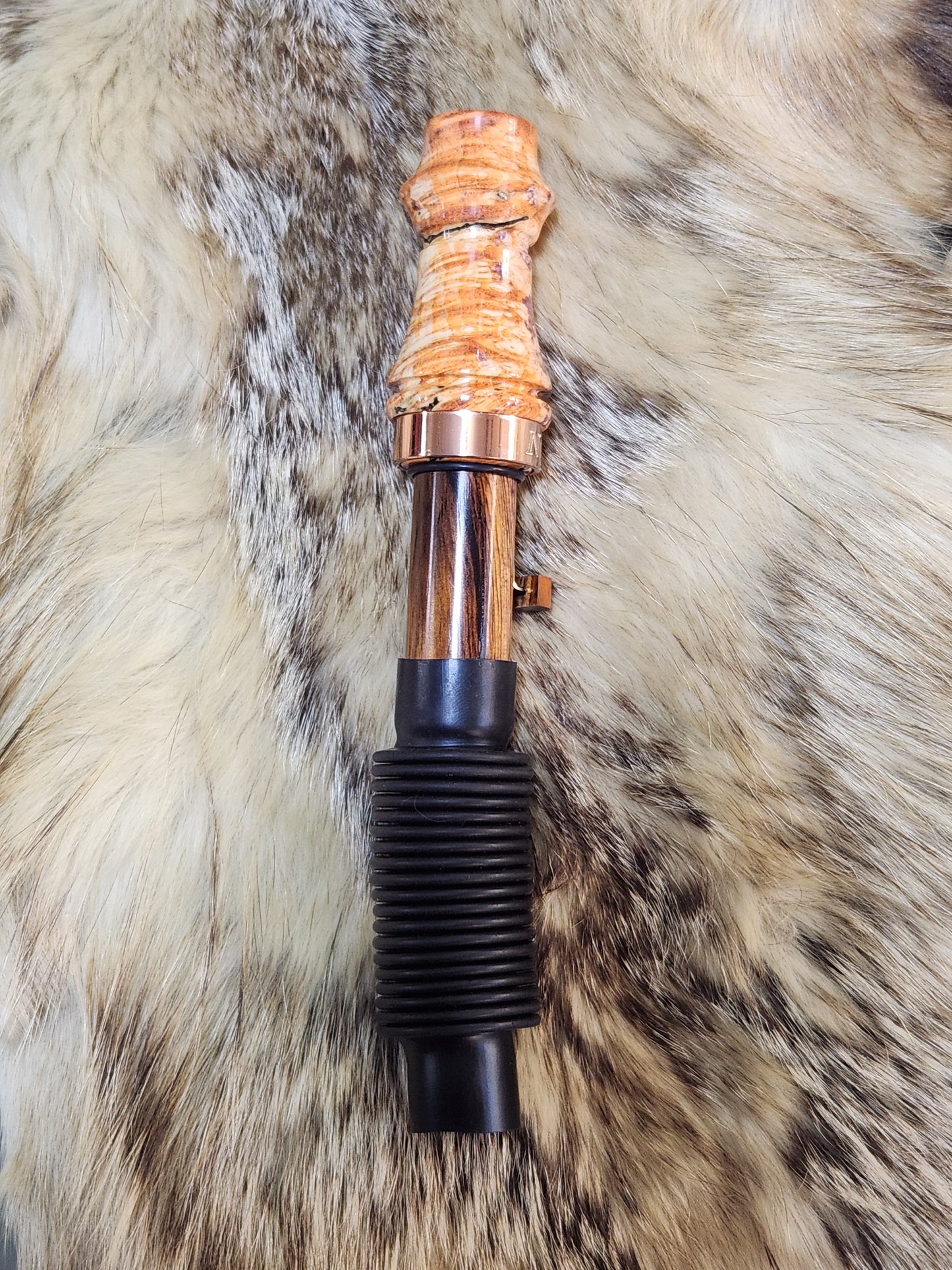 Boxelder burl wood adjustable deer grunt call