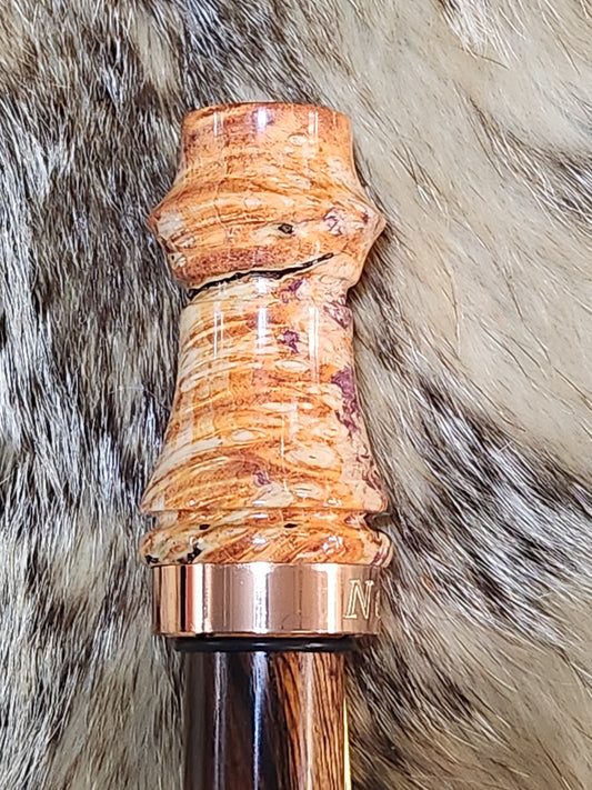 Boxelder burl wood adjustable deer grunt call