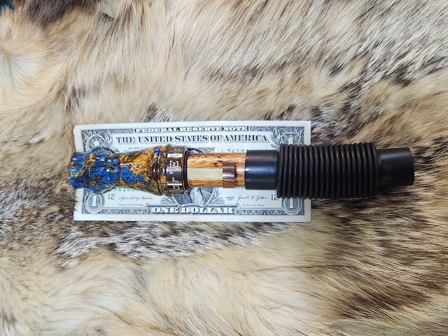 Boxelder burl wood adjustable deer grunt call