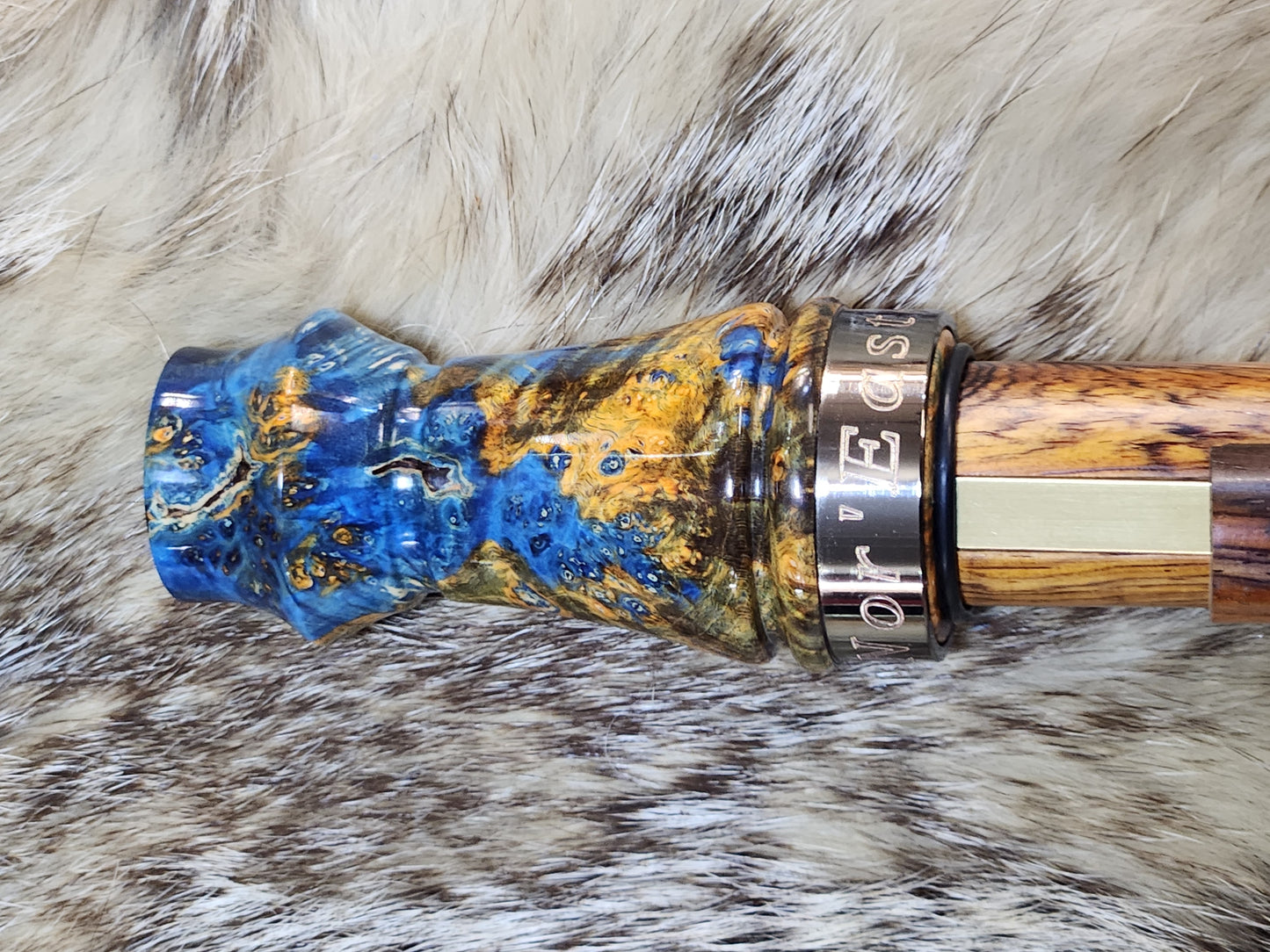 Boxelder burl wood adjustable deer grunt call