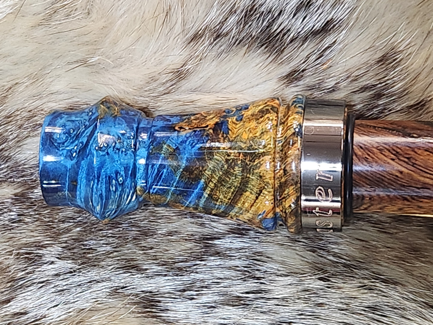 Boxelder burl wood adjustable deer grunt call