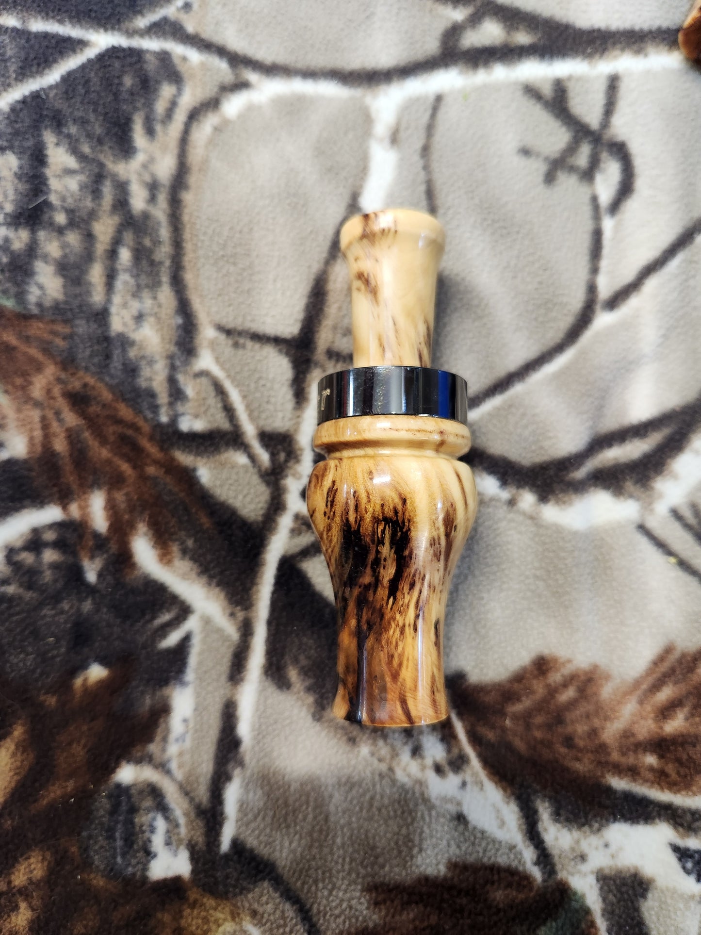 Russian olive burl teal and wood duck call